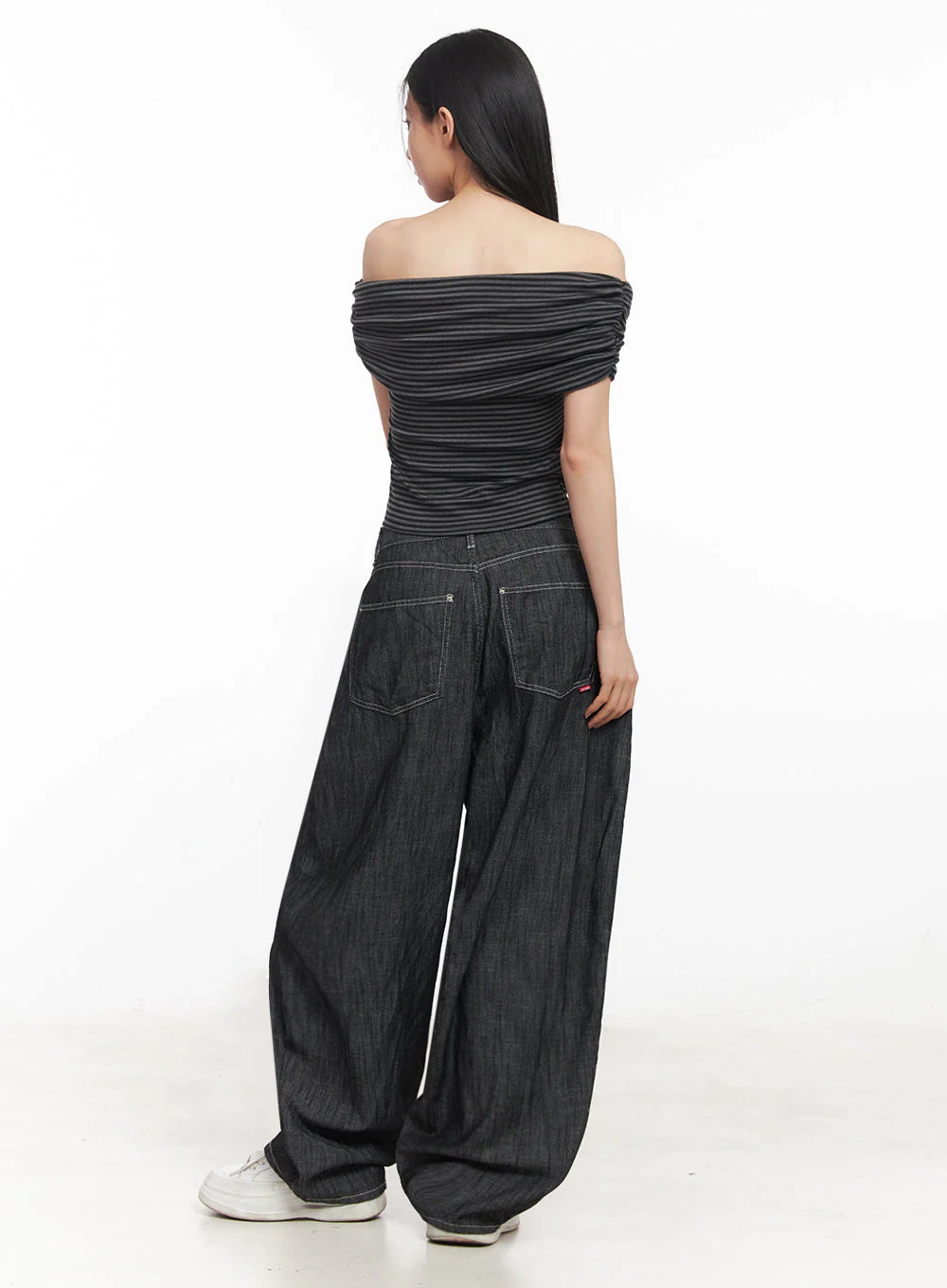 Lilli Wide-Leg Baggy Jeans IY516 - Image 9