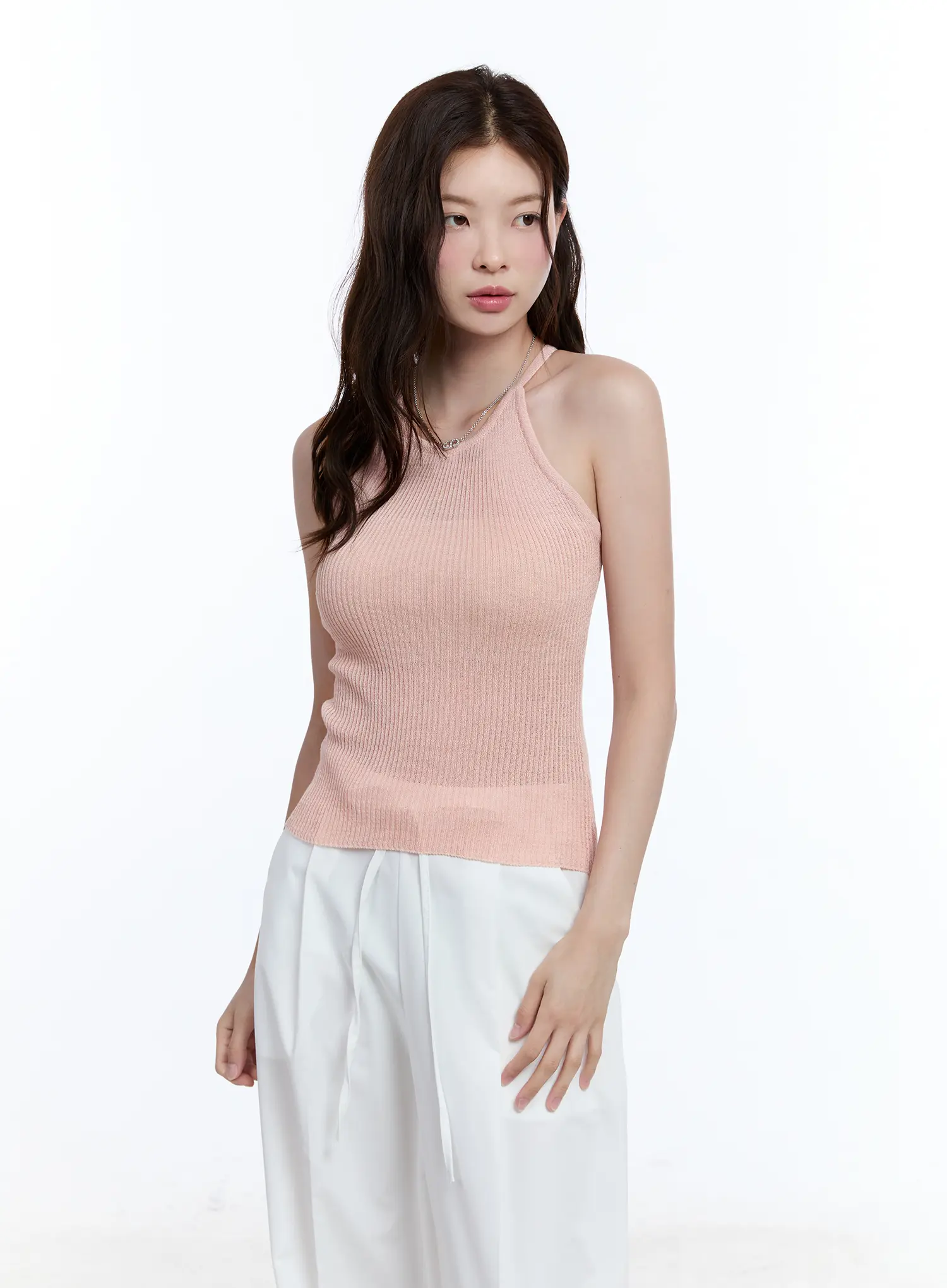 Linen Halter Top CU513 - Image 13
