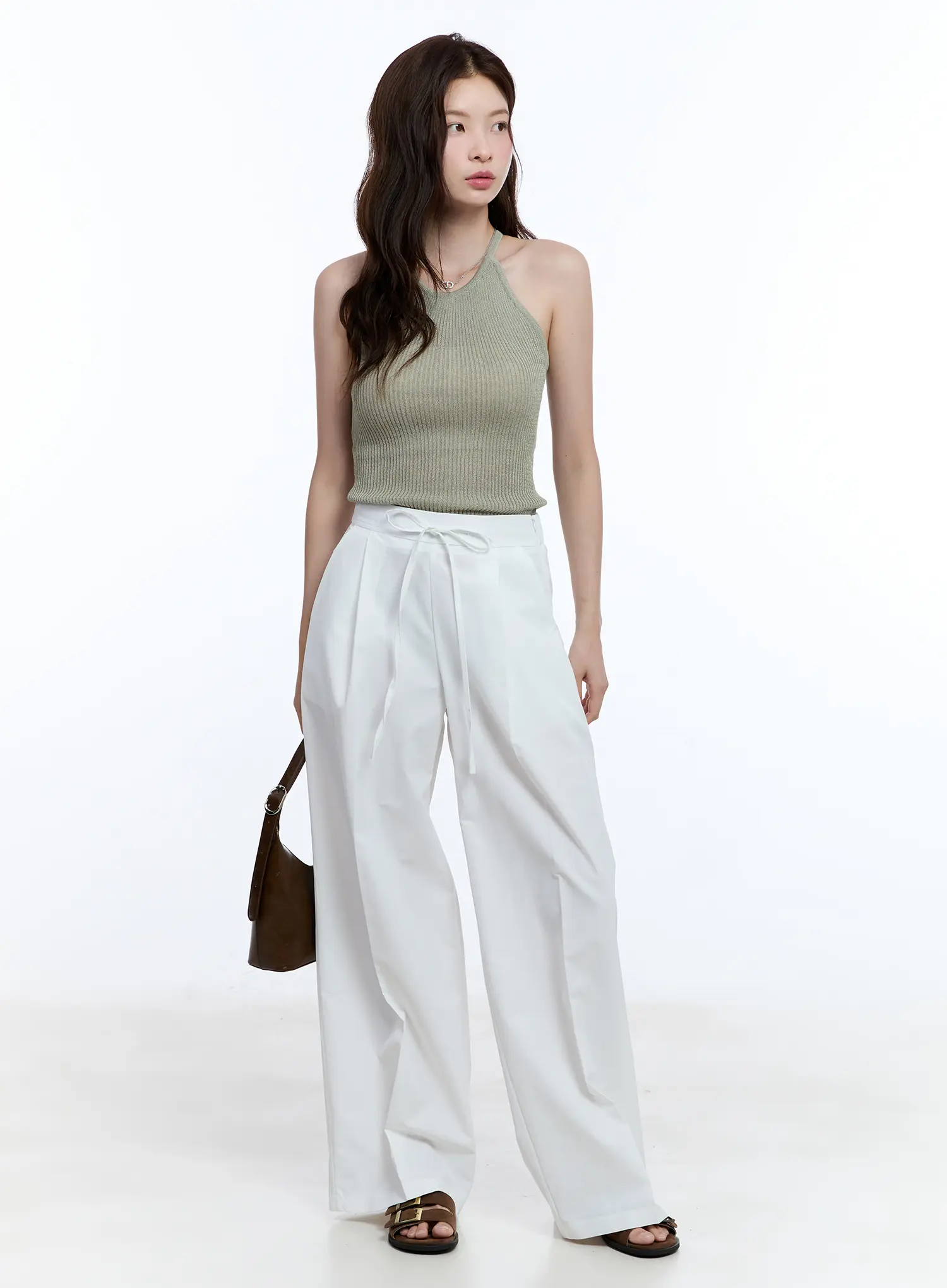 Linen Halter Top CU513 - Image 2