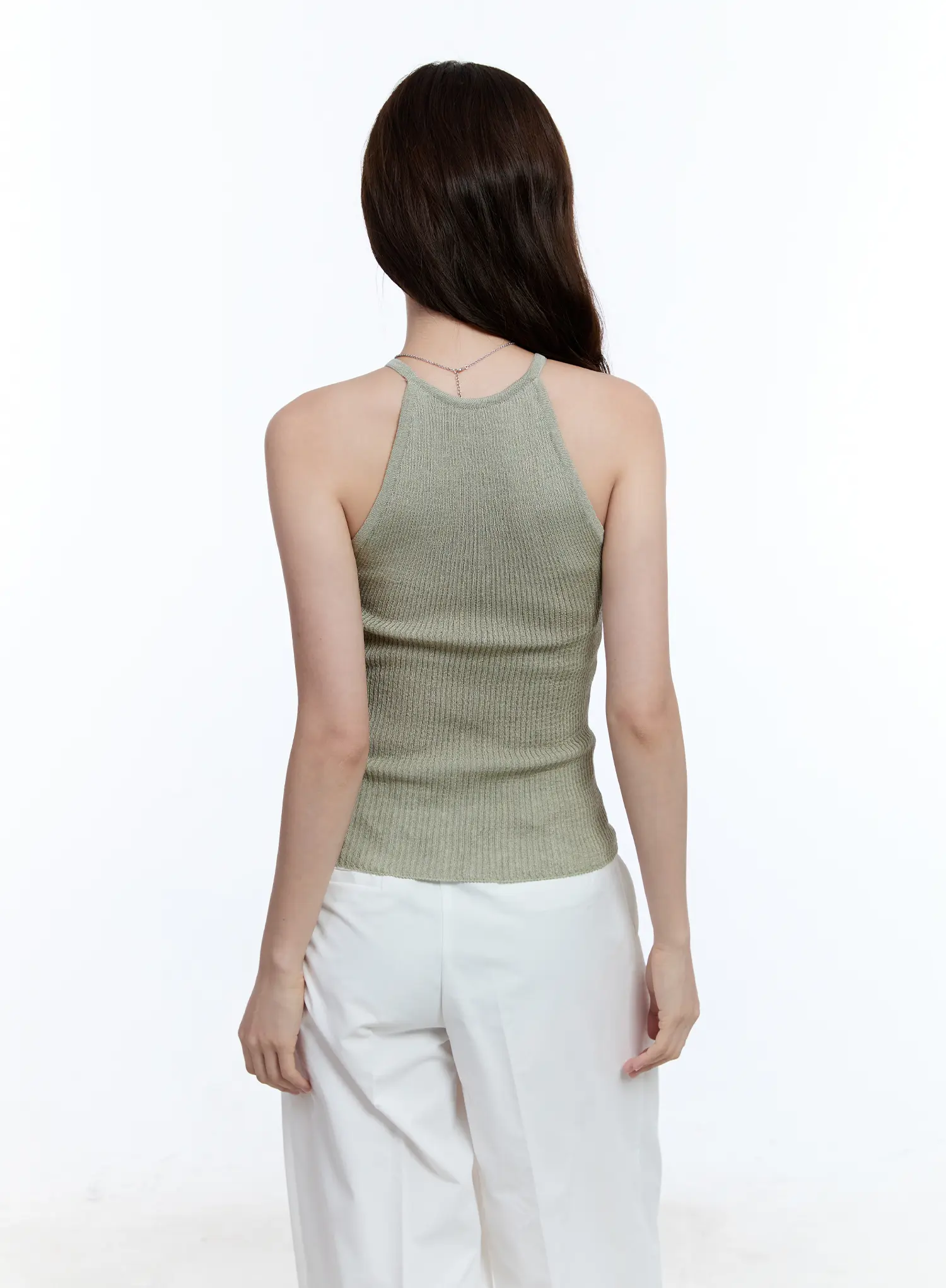 Linen Halter Top CU513 - Image 7