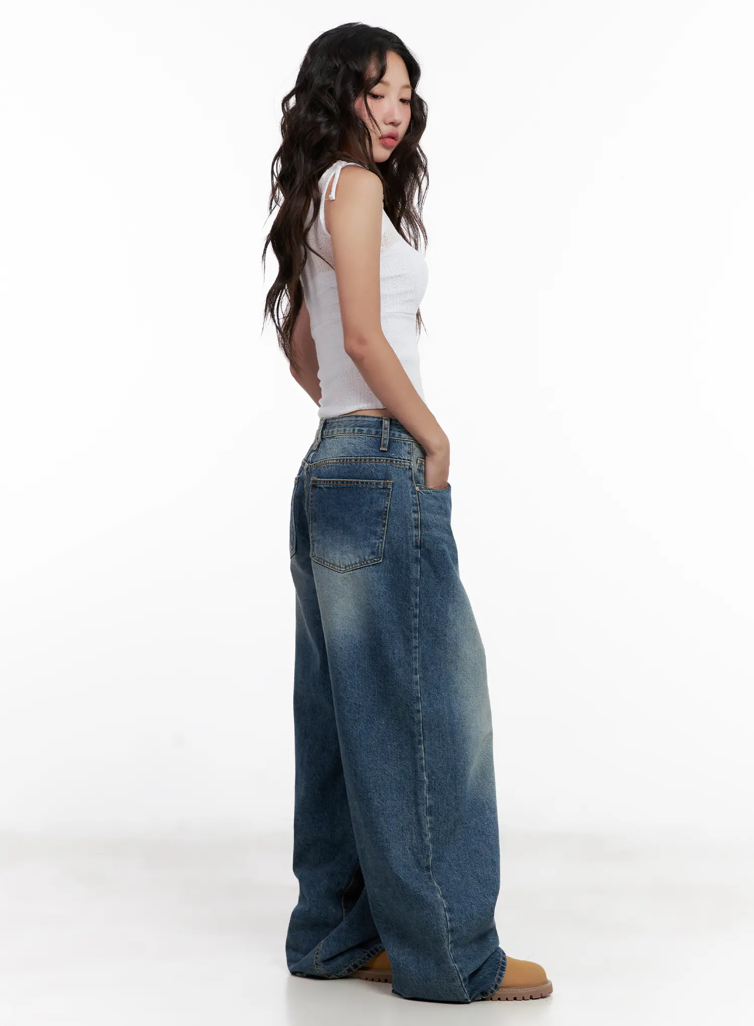 Linen Knit Crop Tank CL521 - Image 4