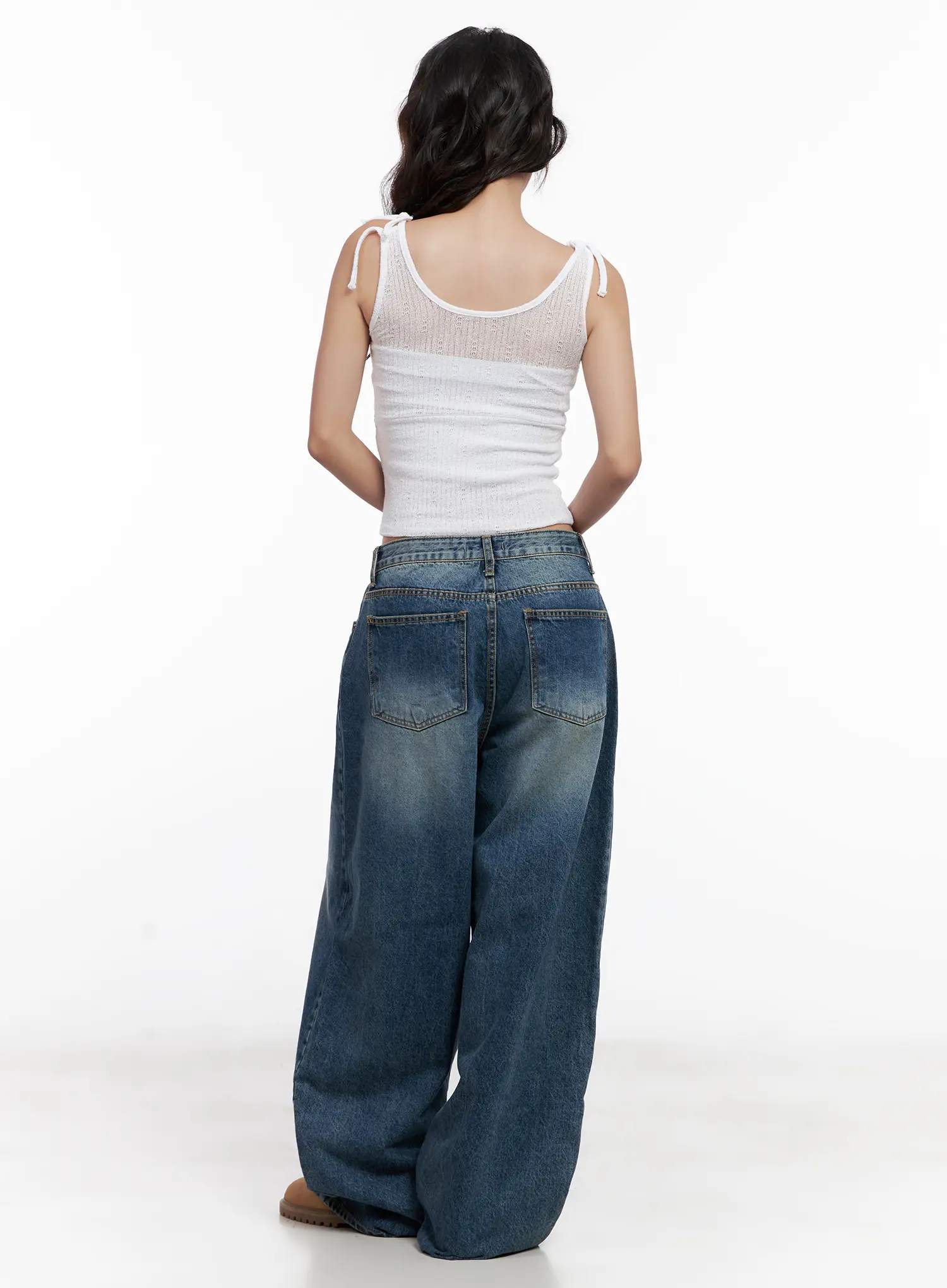 Linen Knit Crop Tank CL521 - Image 5