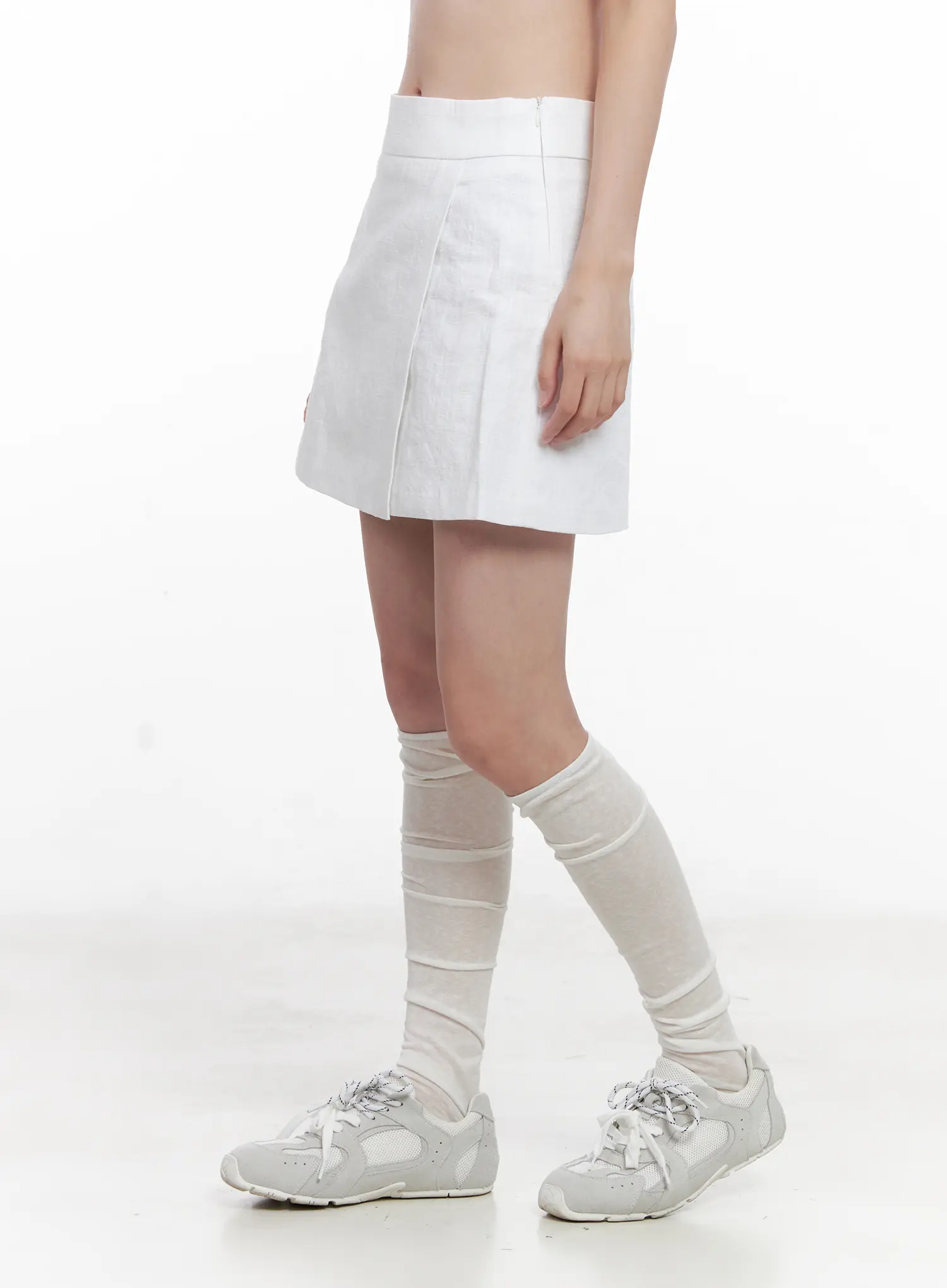 Linen Mini Skort CL524 - Image 4