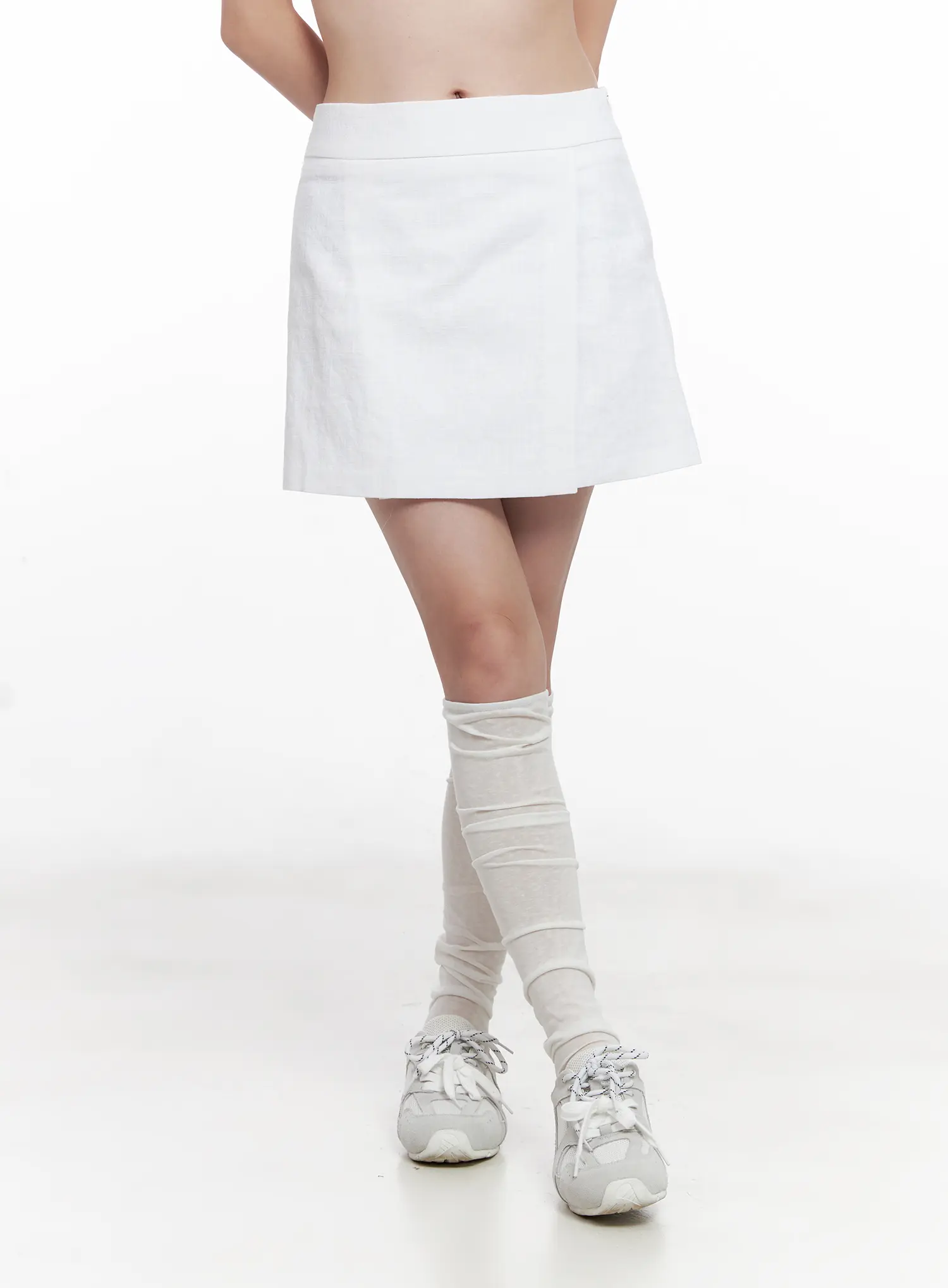 Linen Mini Skort CL524 - Image 8