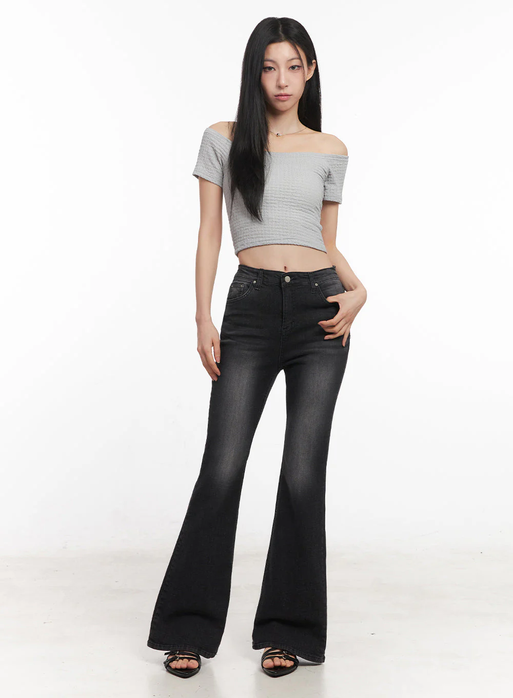 Lior Slim-Fit Bootcut Jeans IY516 - Image 6