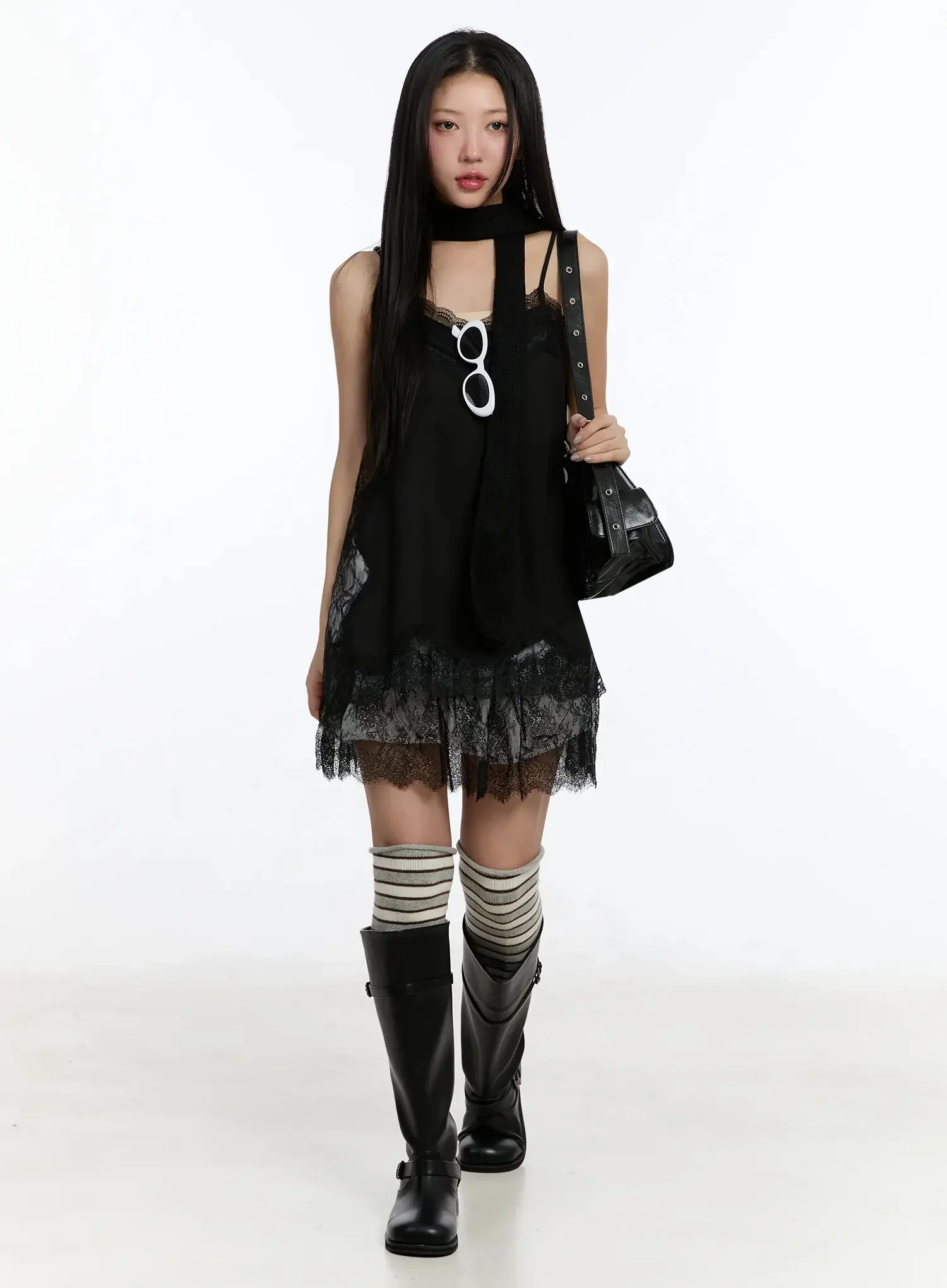 Long Lace Dress Top IM509 - Image 12