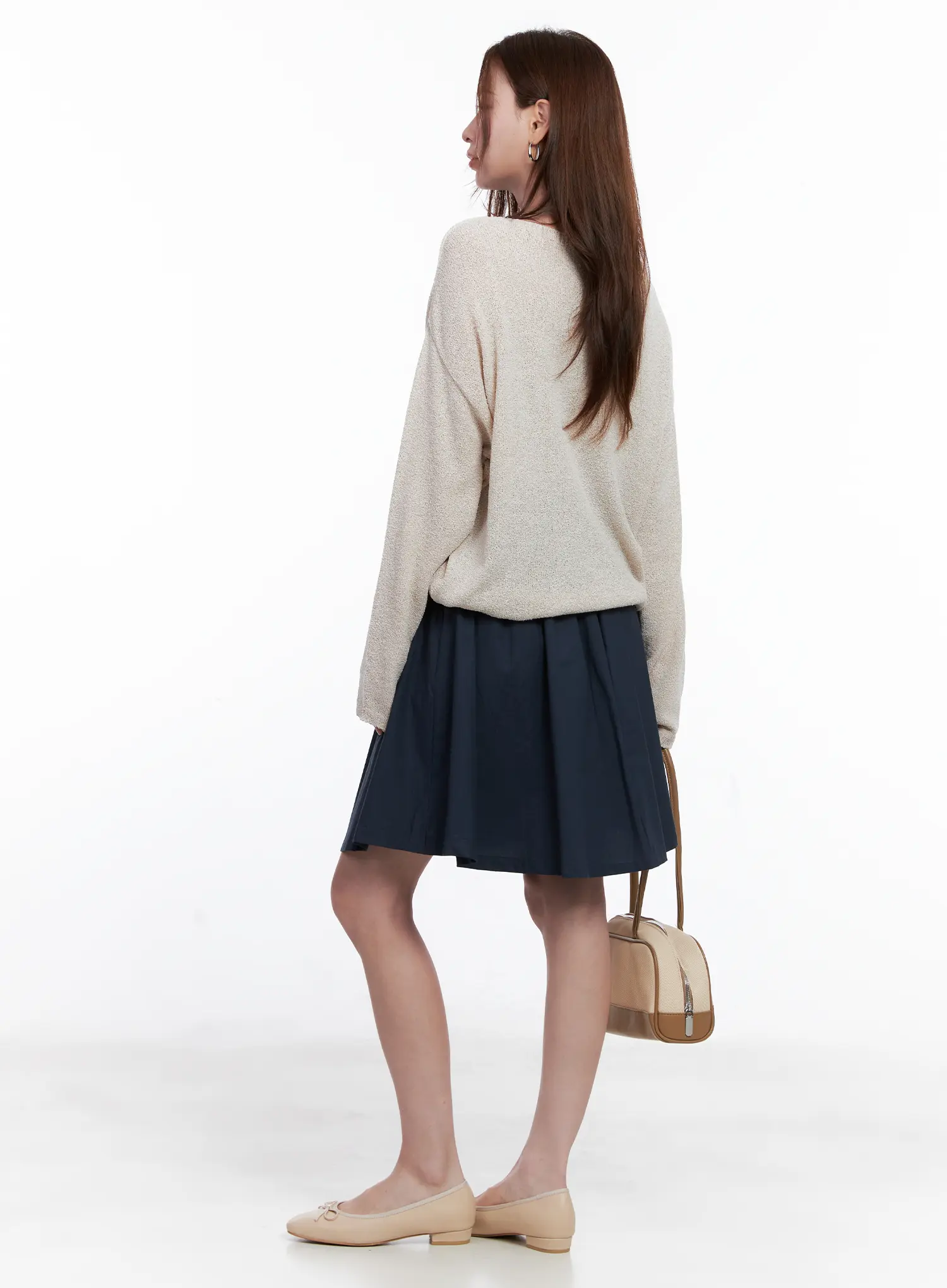 Loose Fit Boat Neck Pullover Knit CG520 - Image 6