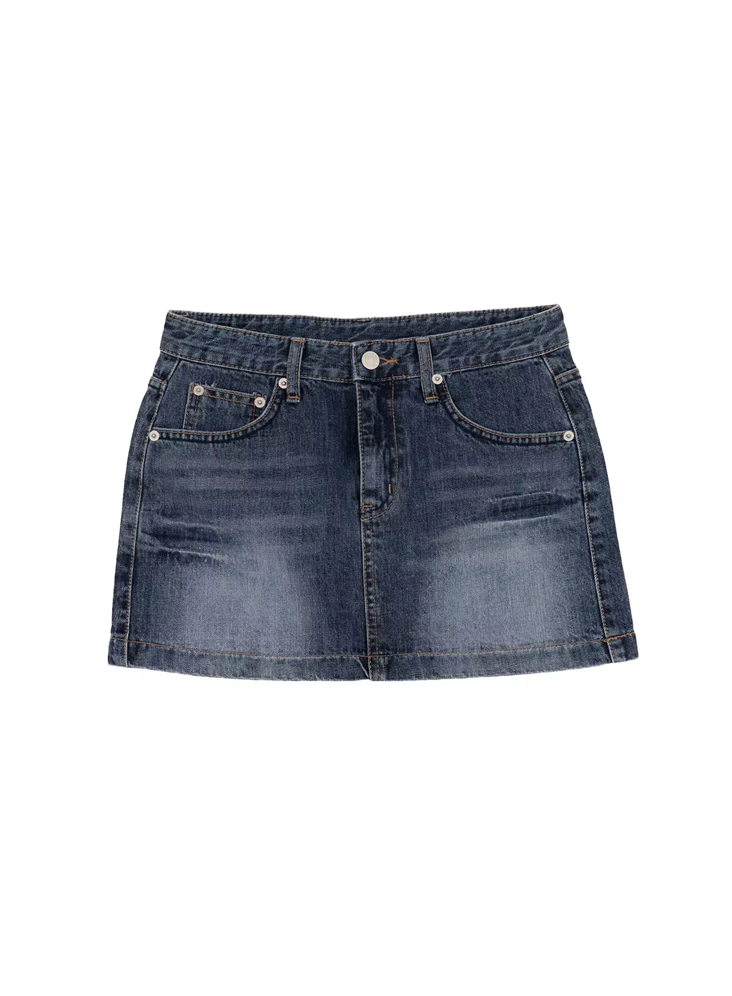 Low-Rise Denim Skirt IM509 - Image 14