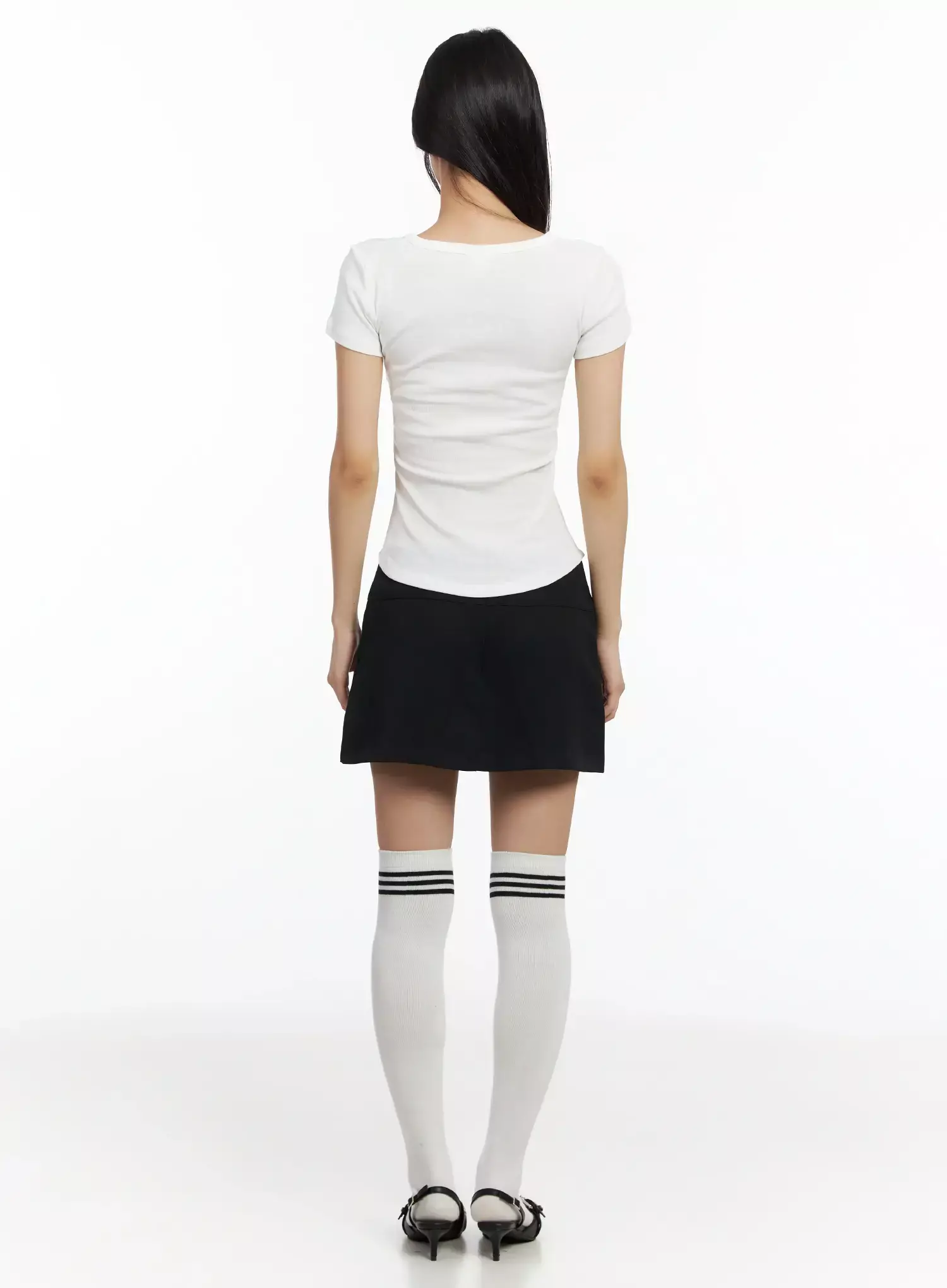 Low Rise Mini Skirt IM530 - Image 8