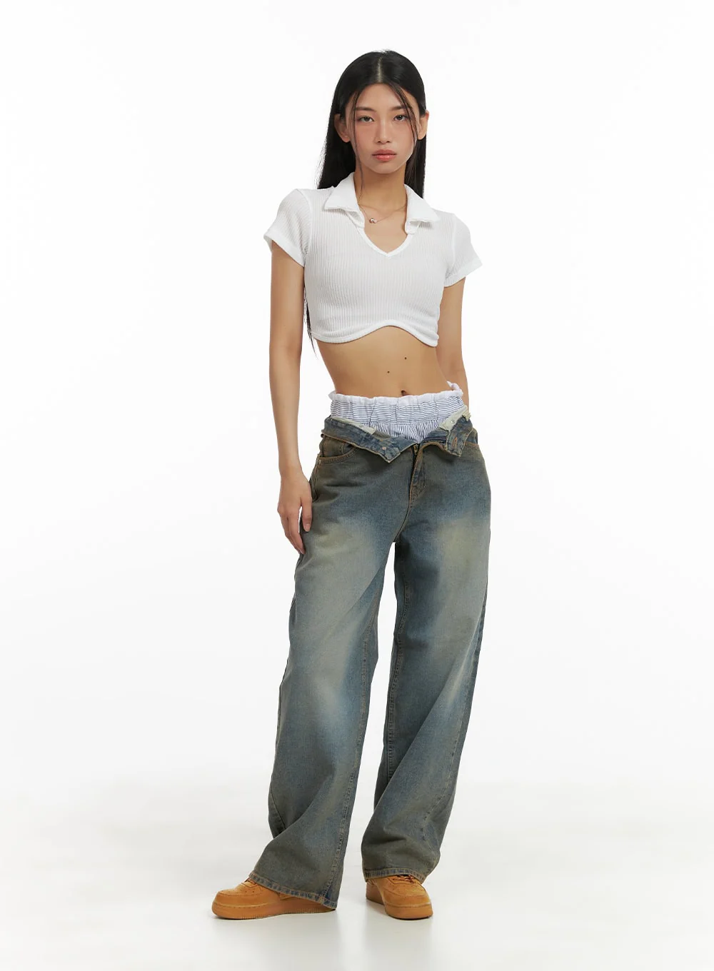 Low Rise Straight Jeans CA424 - Image 2