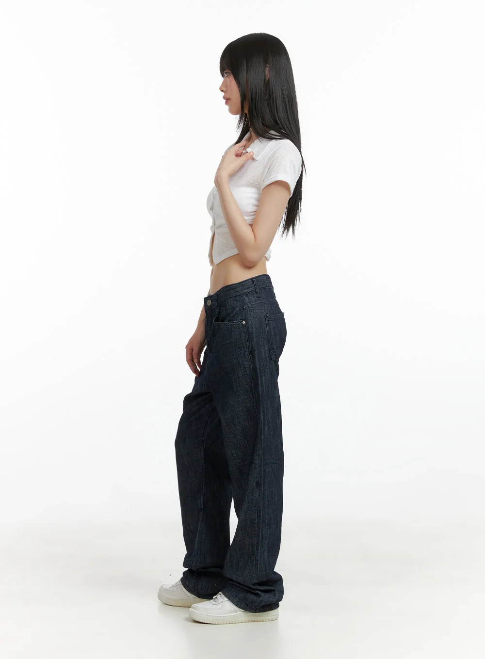 Low Waist Loose Fit Baggy Jeans CL403 - Image 3