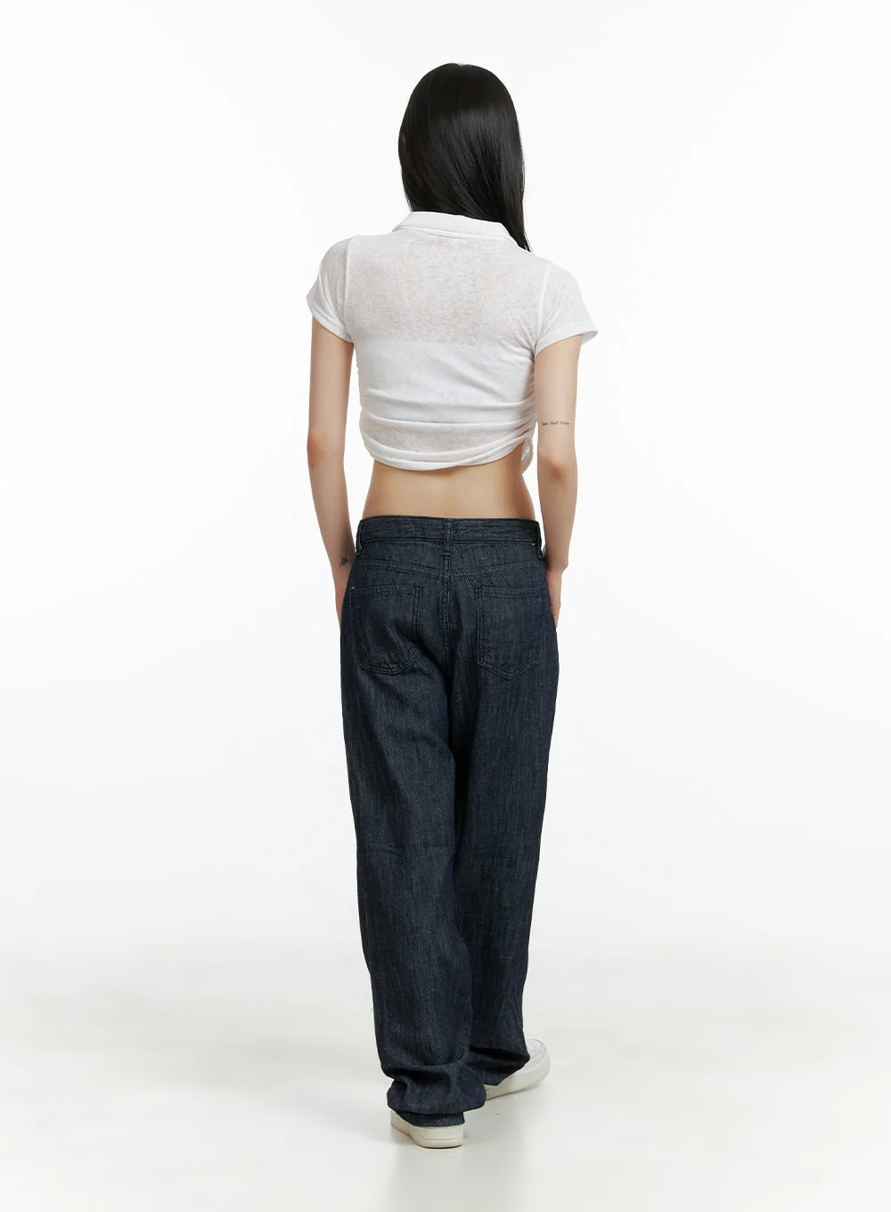 Low Waist Loose Fit Baggy Jeans CL403 - Image 4