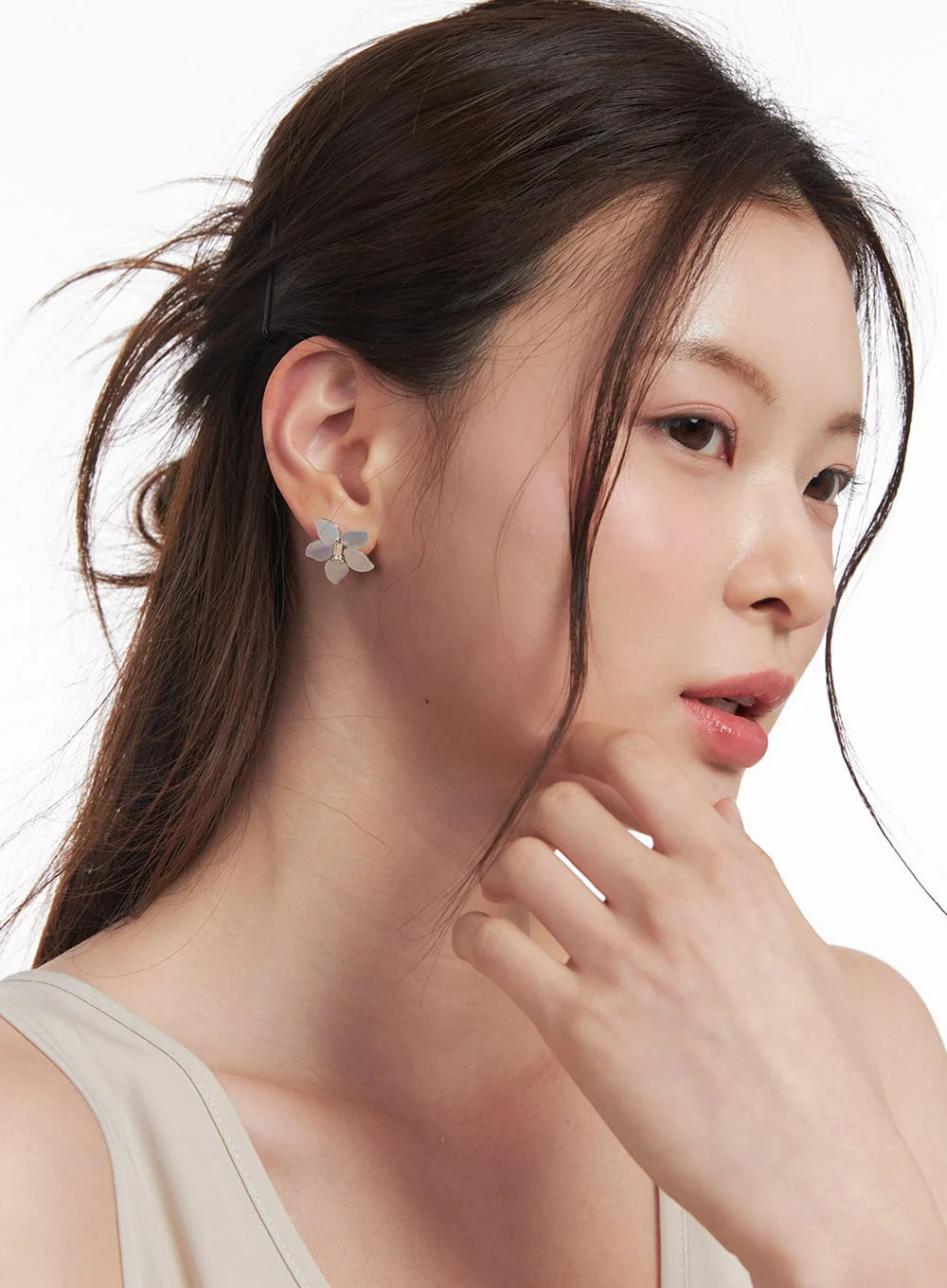 Luna Petal Earrings IM531 - Image 3