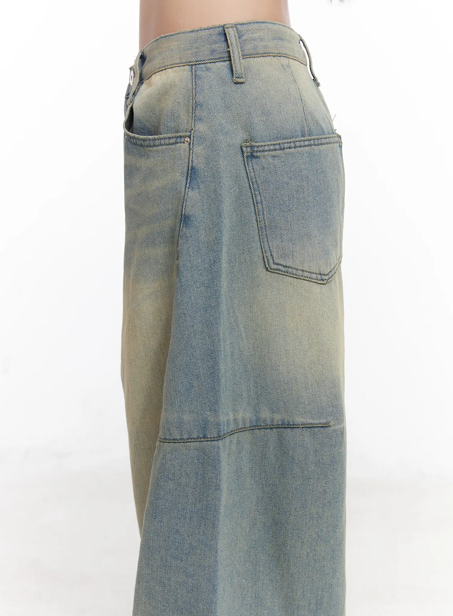 Lyla Washed Wide Leg Jeans CD530 - Image 8