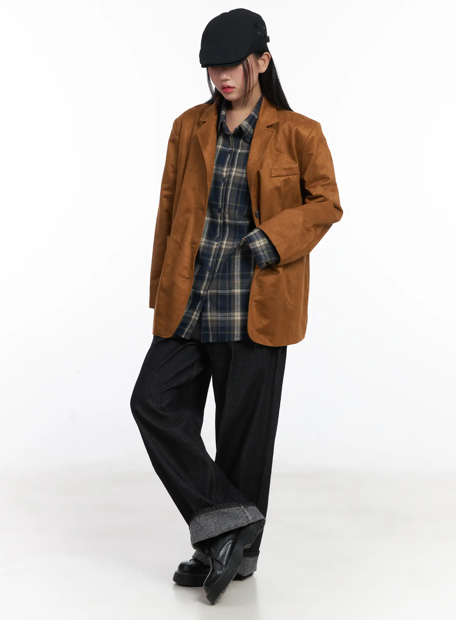 Lyric Fleece Wide Leg Jeans CD529 - Image 5