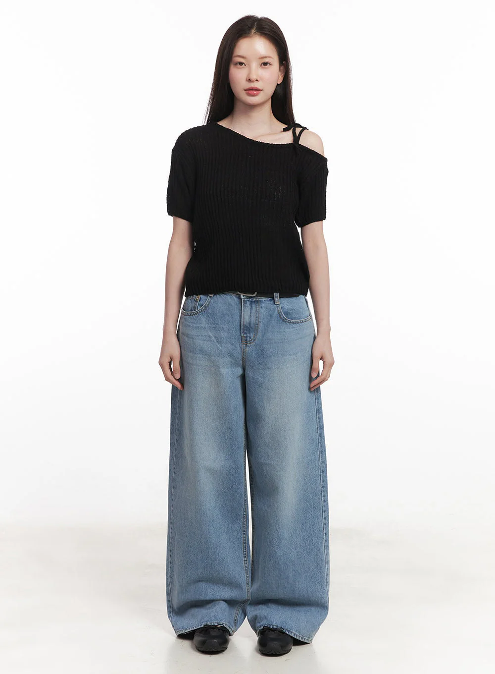 Maiva Wide-Leg Jeans IY509 - Image 4