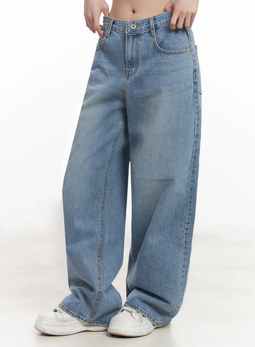Maiva Wide-Leg Jeans IY509 - Image 7
