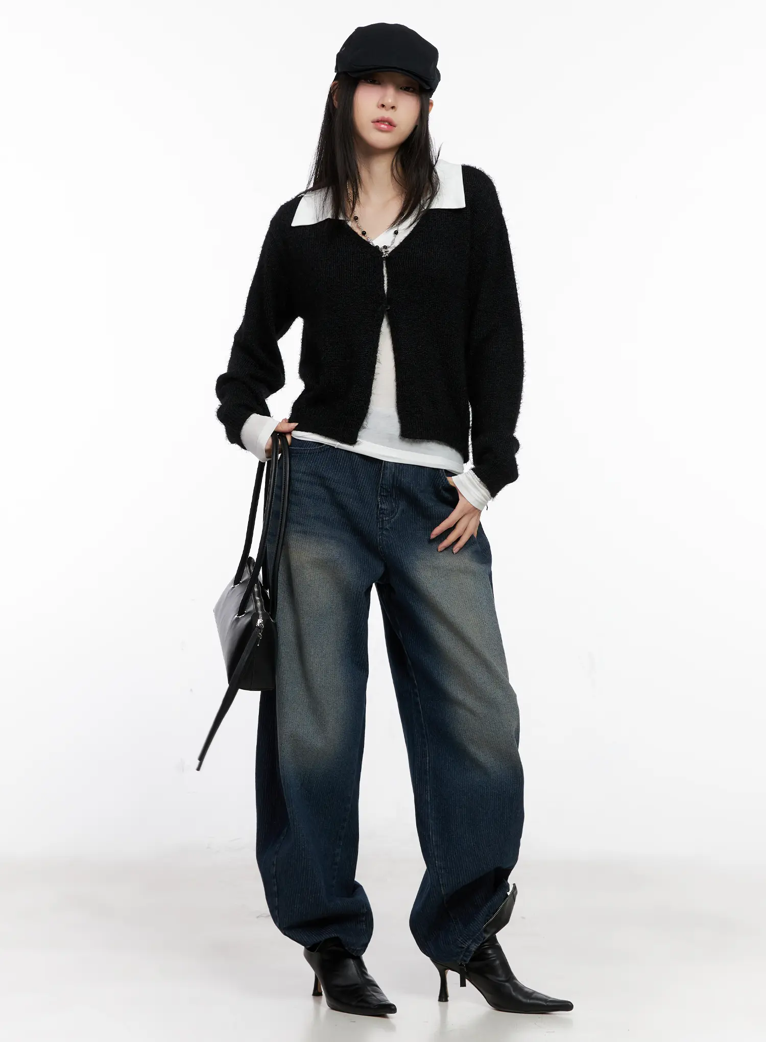 Marlee Corduroy Washed Wide-Leg Jeans CG526 - Image 3
