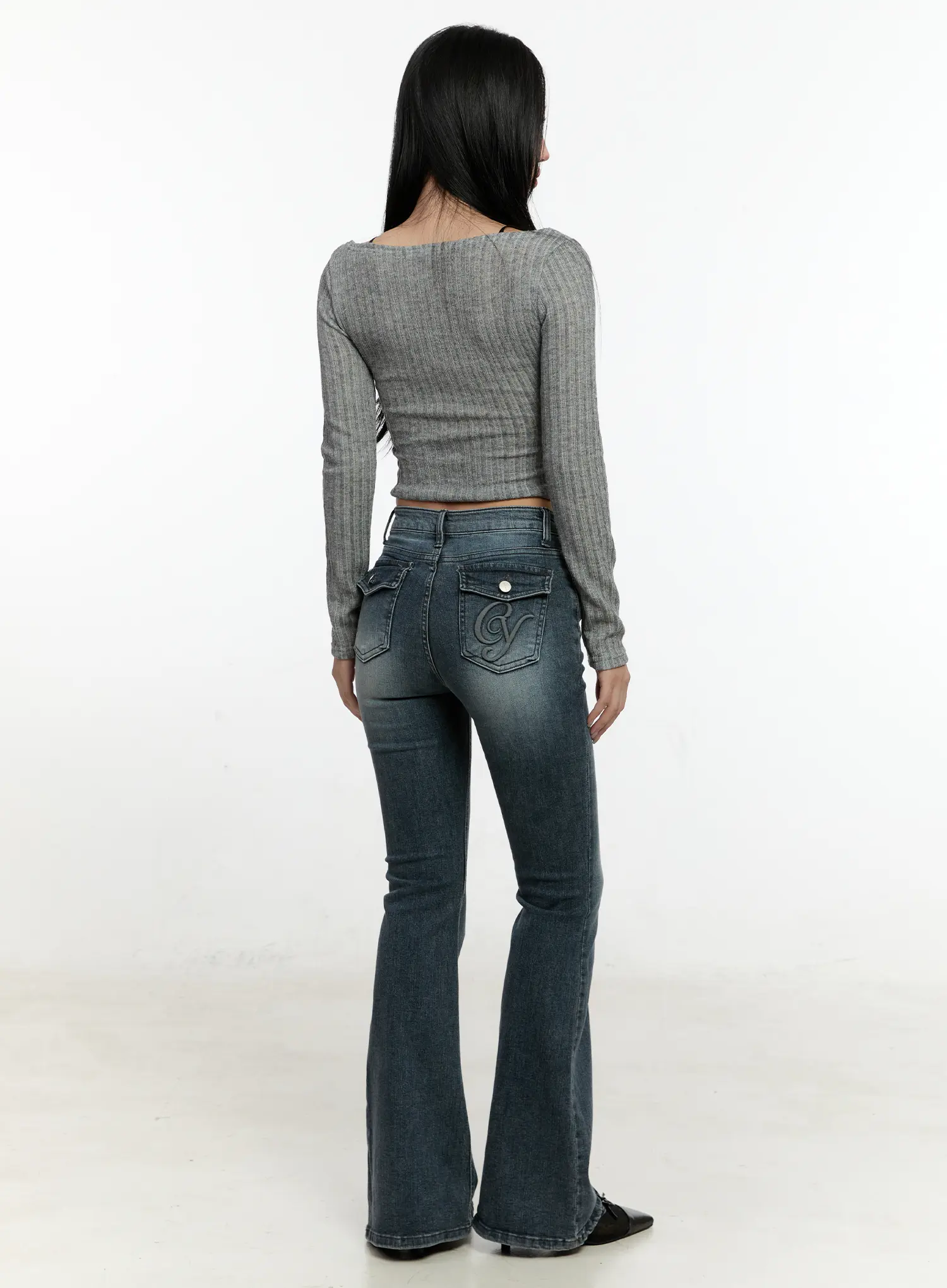Marley Denim Bootcut Jeans CN506 - Image 4
