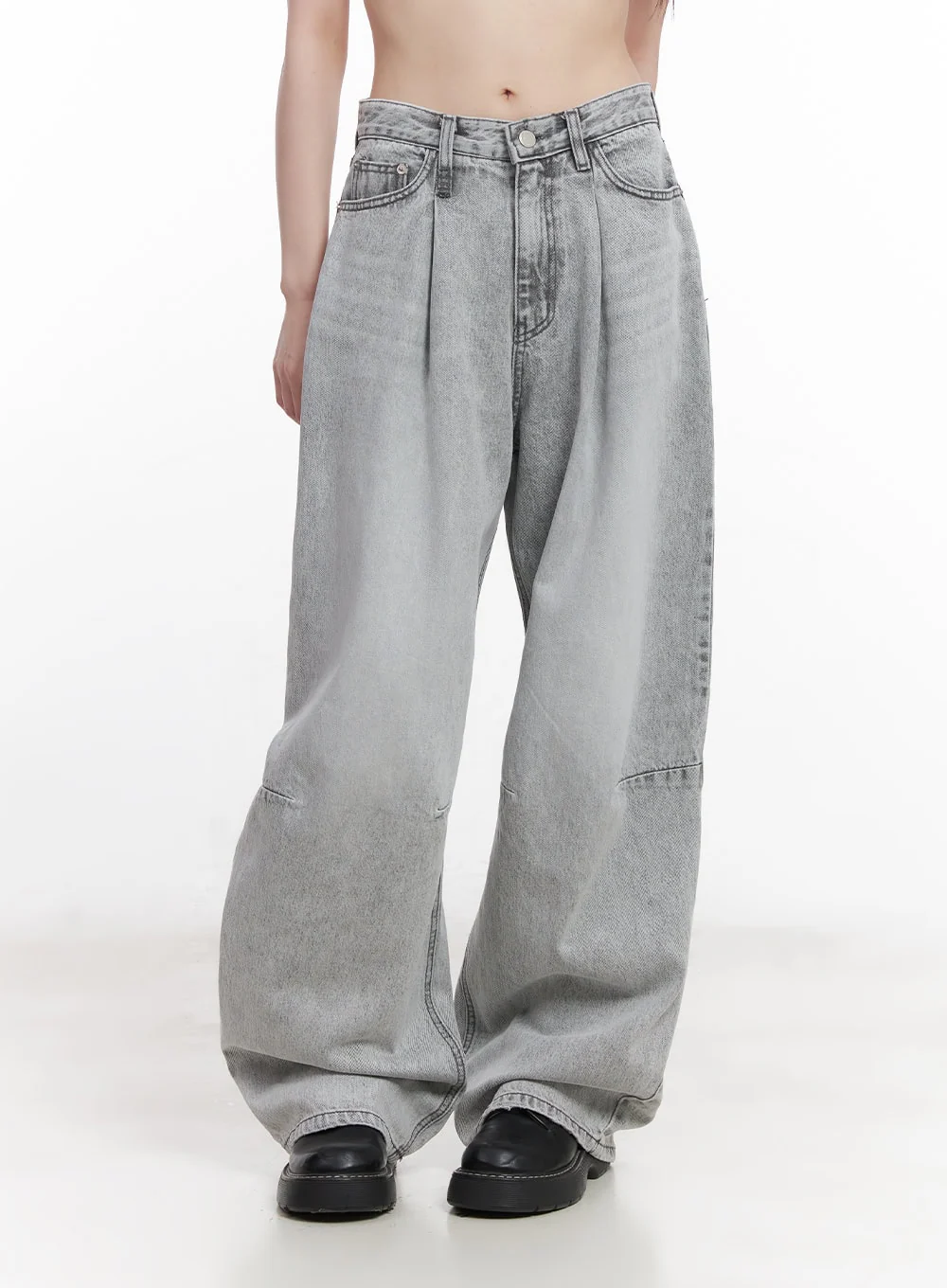 Melisa Washed Wide-Fit Jeans CU506 - Image 10