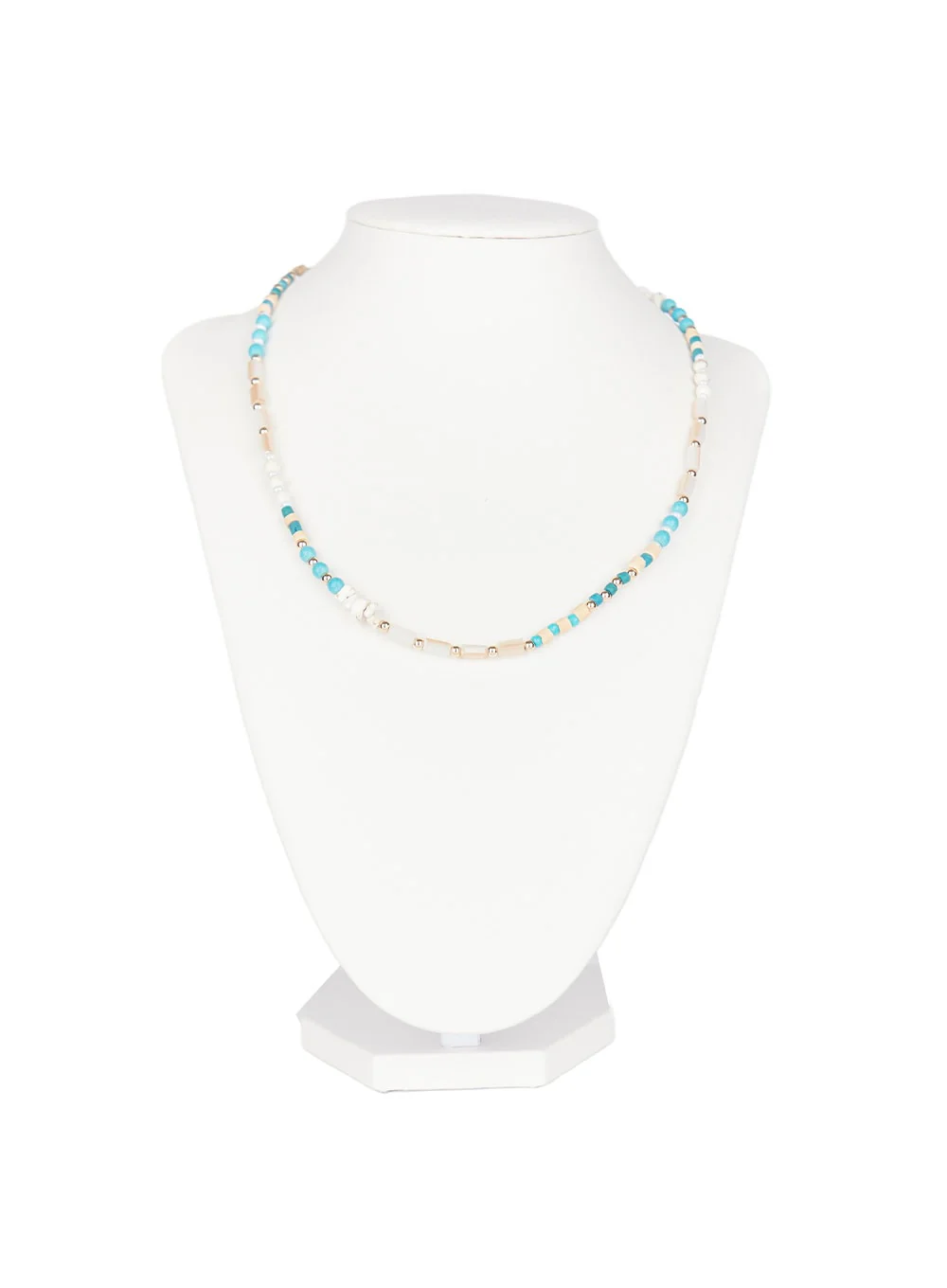 Men’s Beaded Charm Necklace IY529 - Image 12
