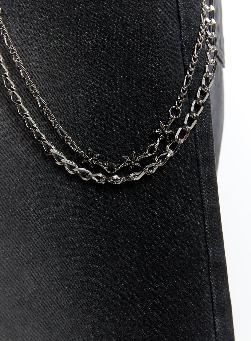 Men’s Star Double Chain IY530 - Image 4