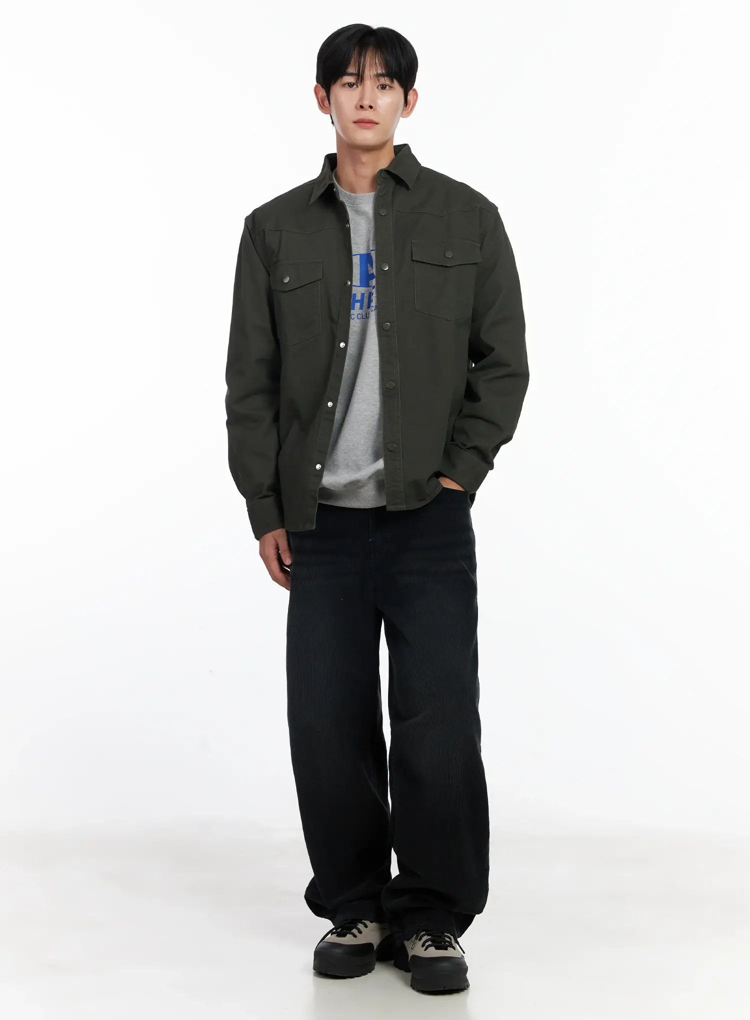 Men's Athletic Oversized Sweatshirt IJ521 - Image 9