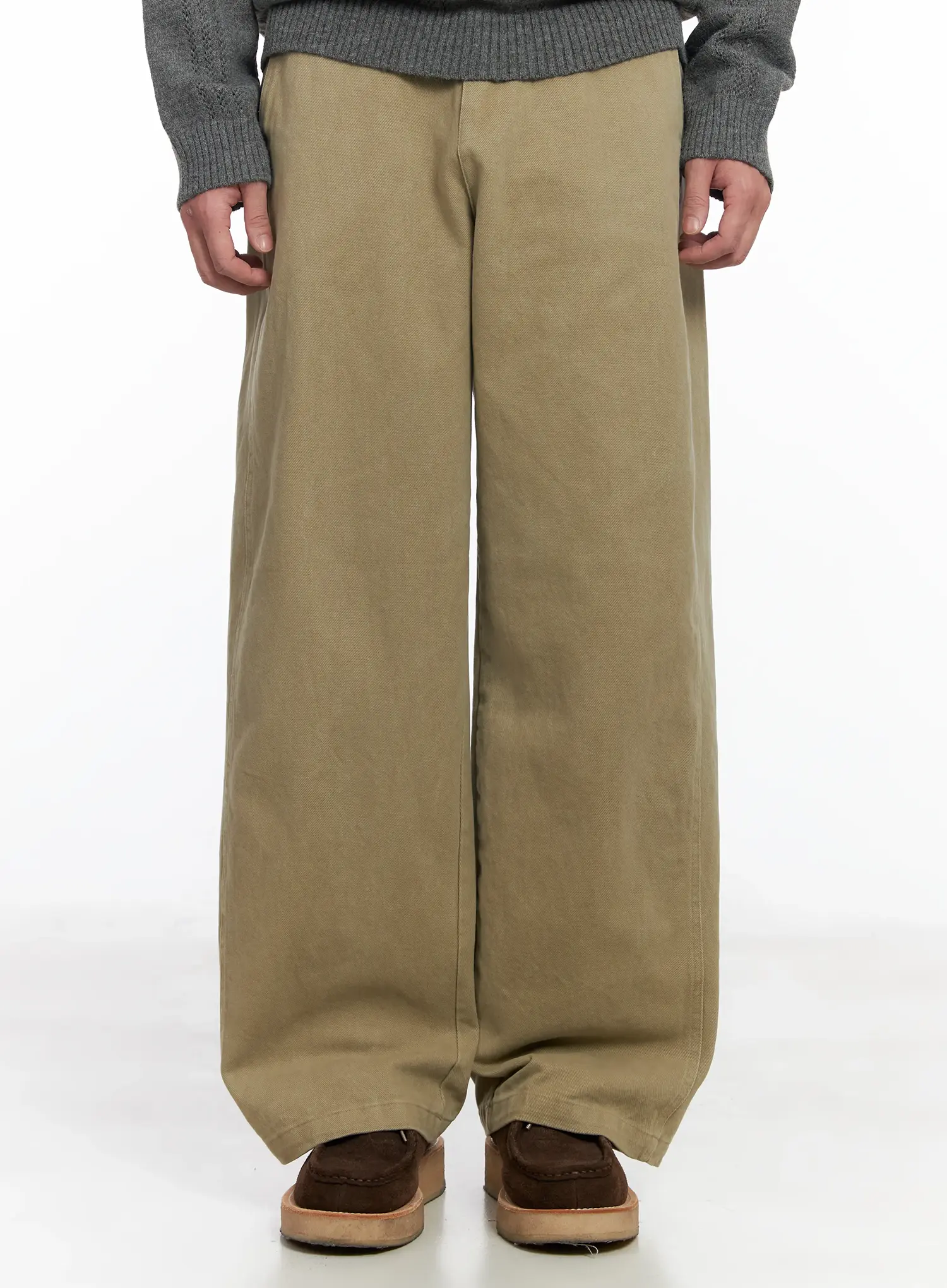 Men's Back Pocket Wide Leg Pants IF517 - Image 5