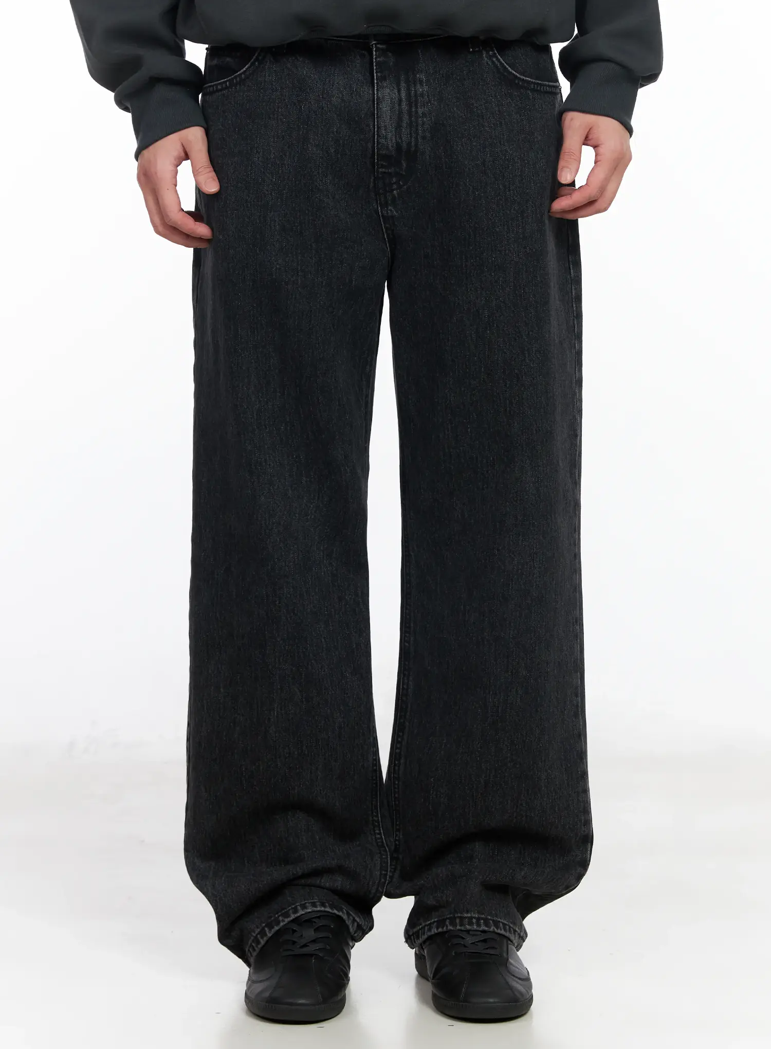Men's Baggy Fit Wide Leg Jeans IM518