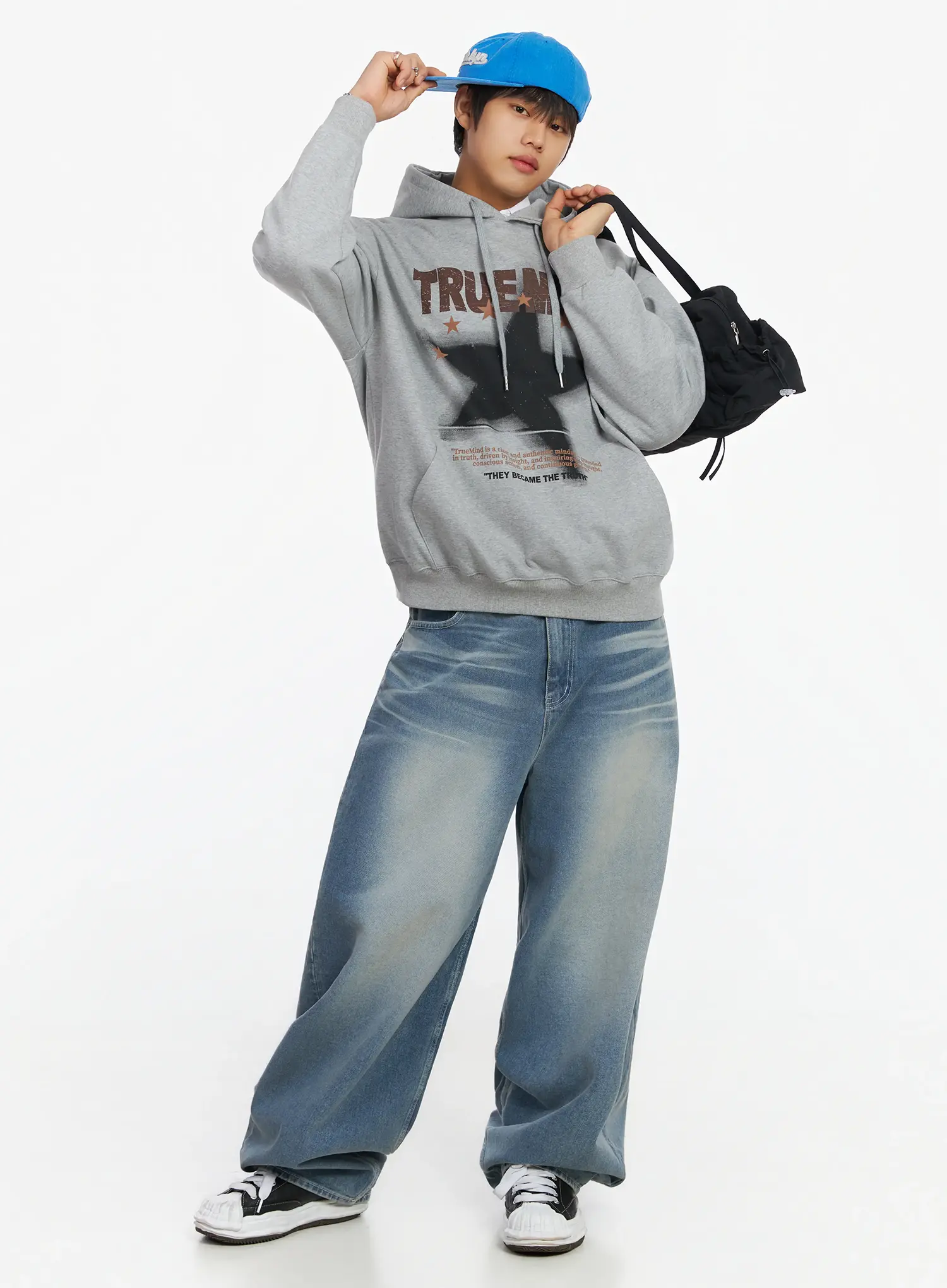 Men's Baggy Jeans IF503 - Image 2