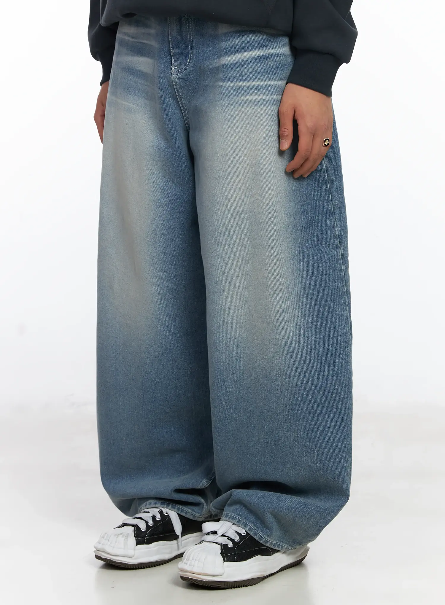 Men's Baggy Jeans IF503 - Image 4