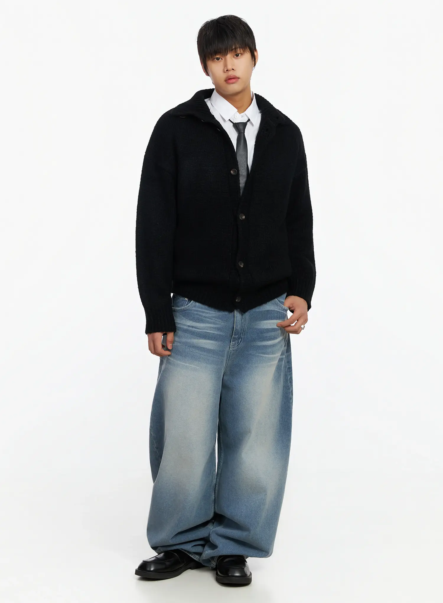 Men's Baggy Jeans IF503 - Image 8