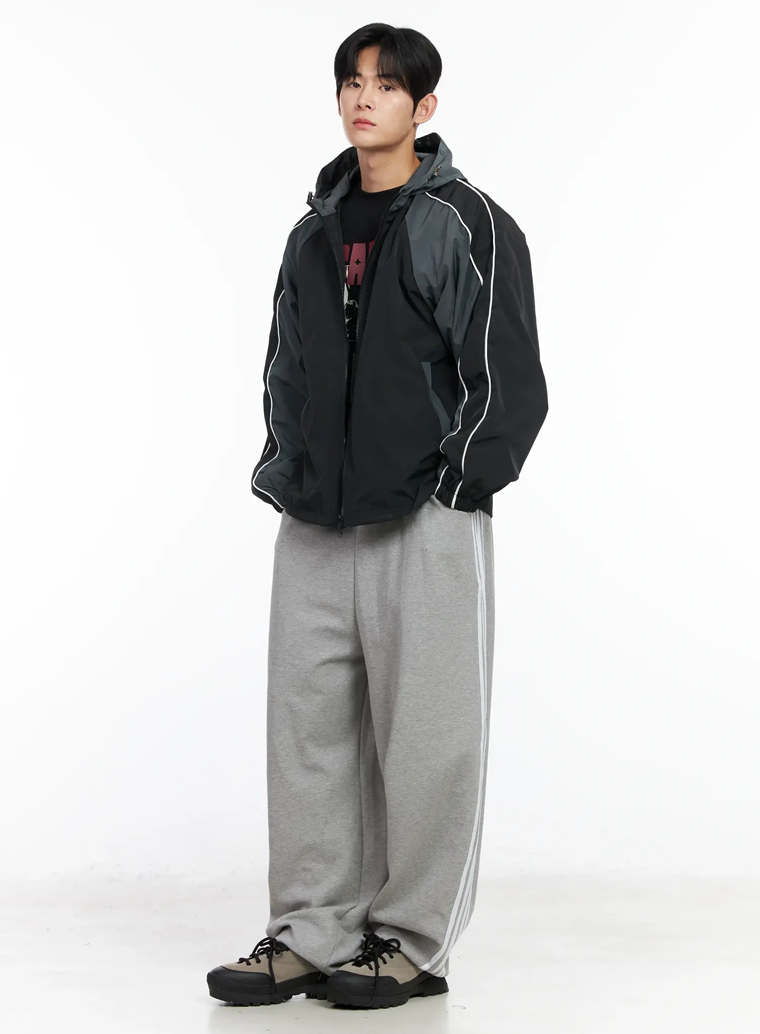 Men's Baggy Stripe Sweatpants IM523 - Image 11