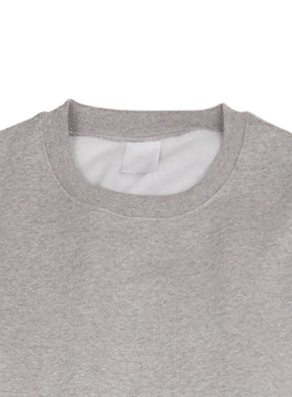 Men's Basic Crewneck Sweatshirt IA402 / Gray - Image 6