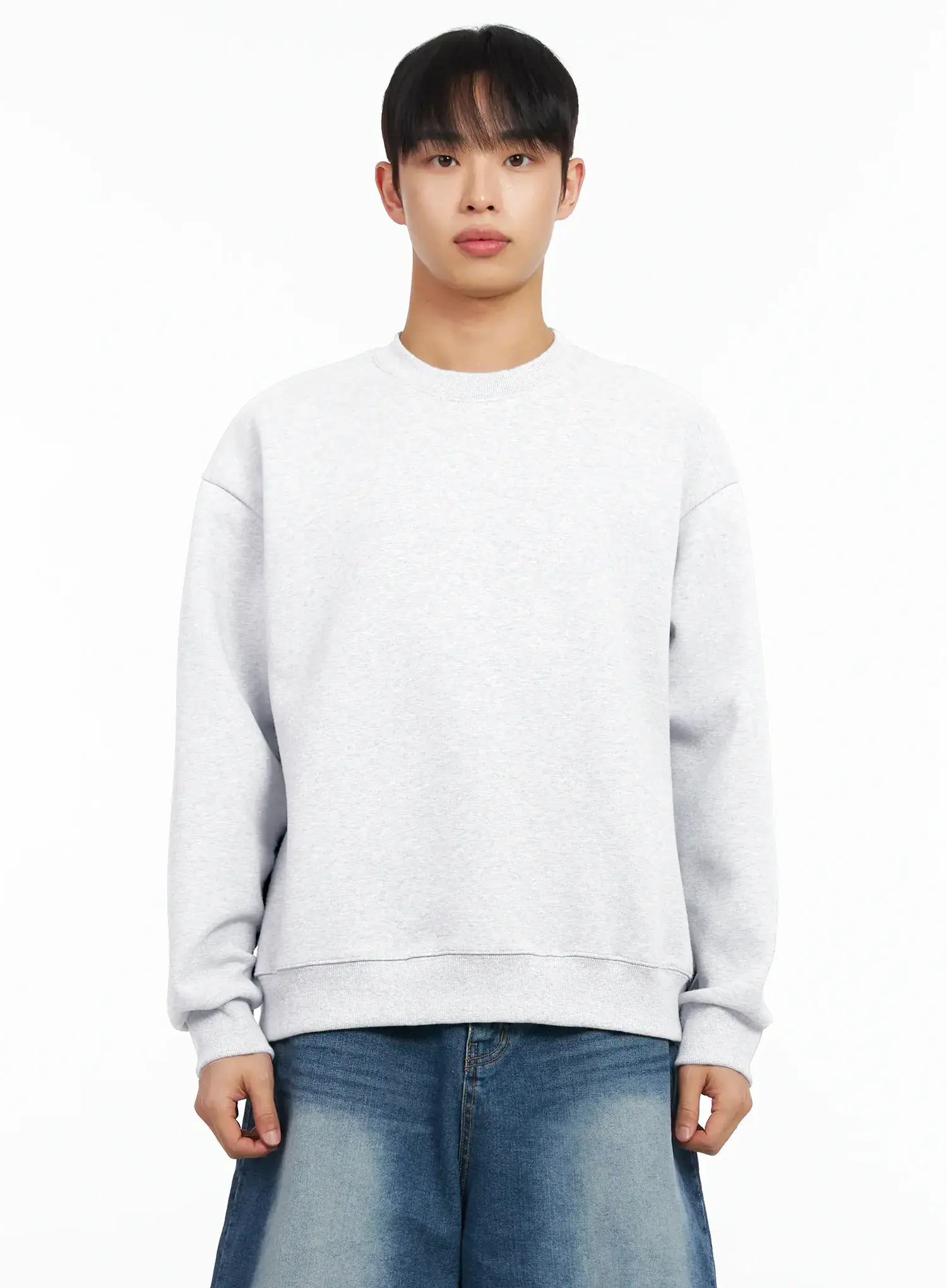 Men's Basic Crewneck Sweatshirt IM516 - Image 13