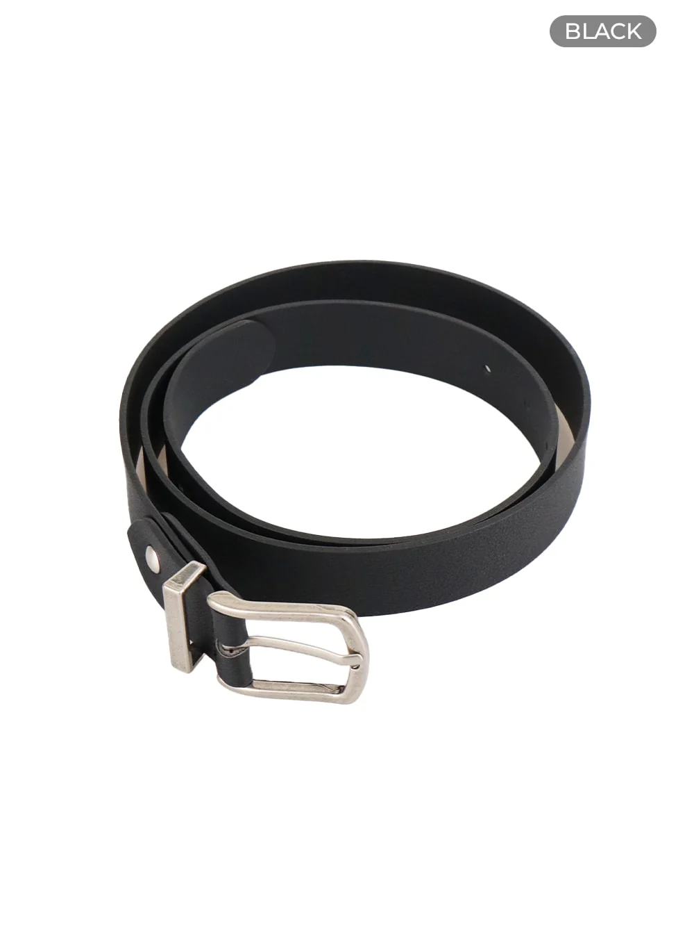 Men's Basic Faux Leather Belt IA401 - Image 5