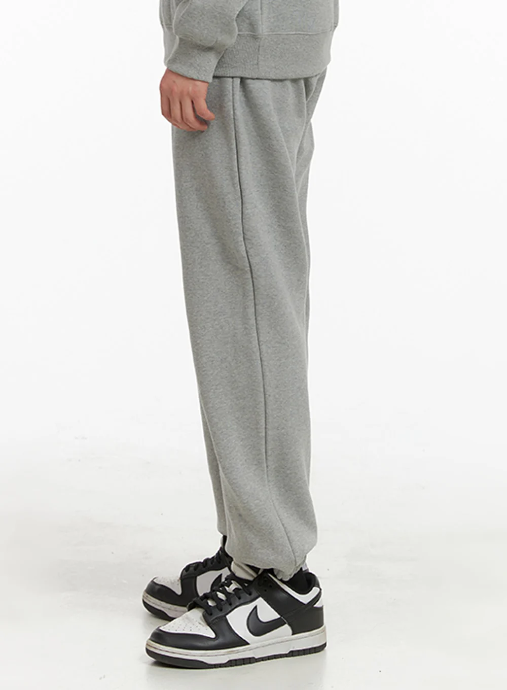 Men's Basic Sweatpants IA402 / Gray - Image 3