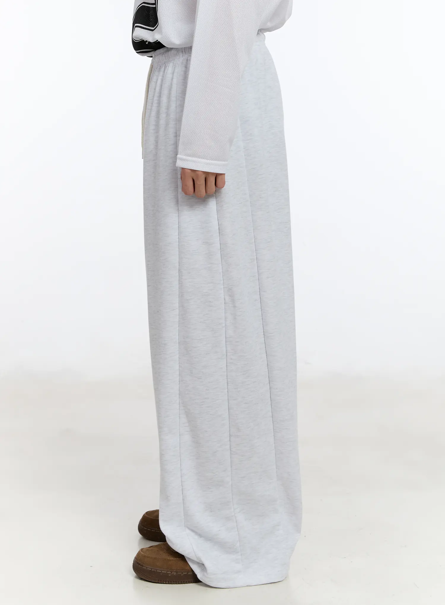 Men's Basic Wide-Leg Sweatpants IA508 - Image 5
