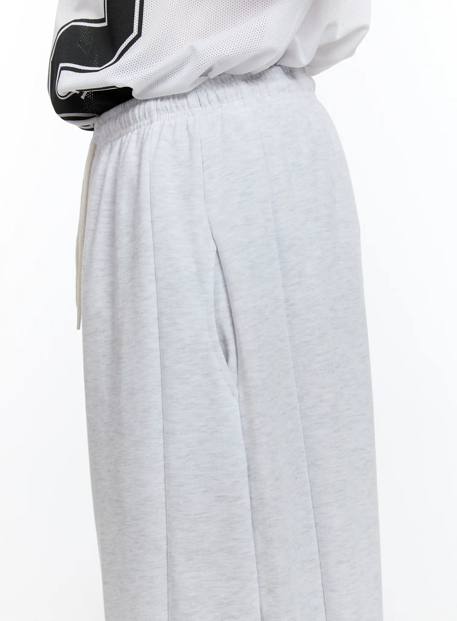 Men's Basic Wide-Leg Sweatpants IA508 - Image 6