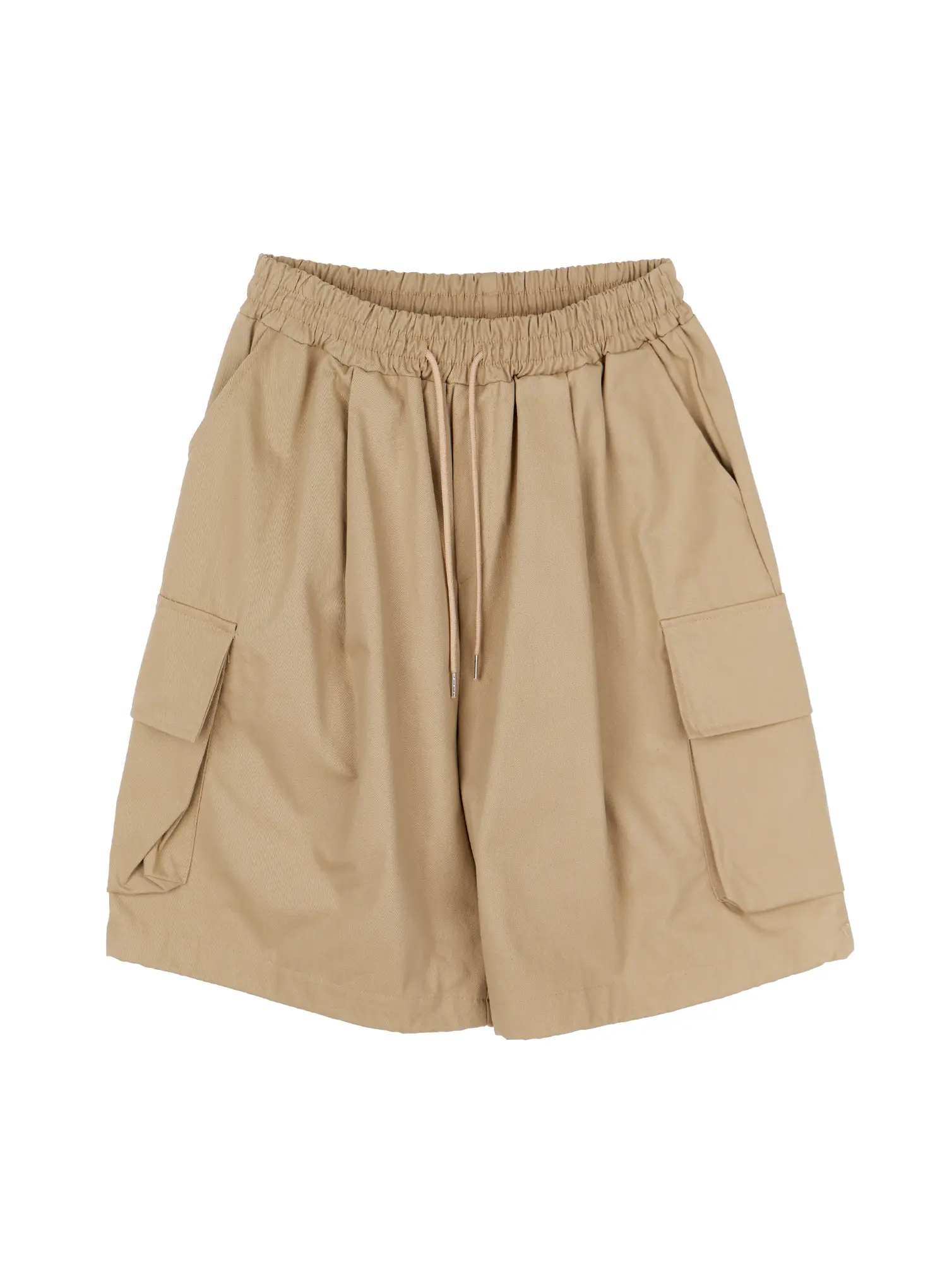 Men's Beige Cargo Bermuda Shorts IA530 - Image 2