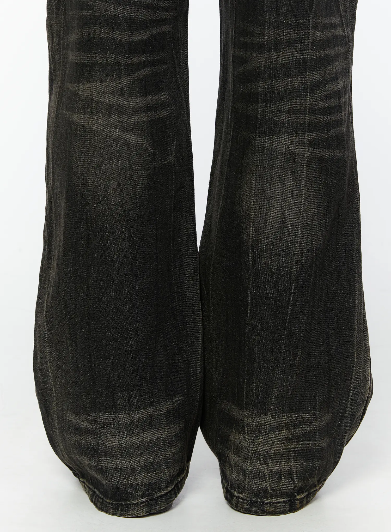 Men's Black-Washed Jeans IA530 - Image 10