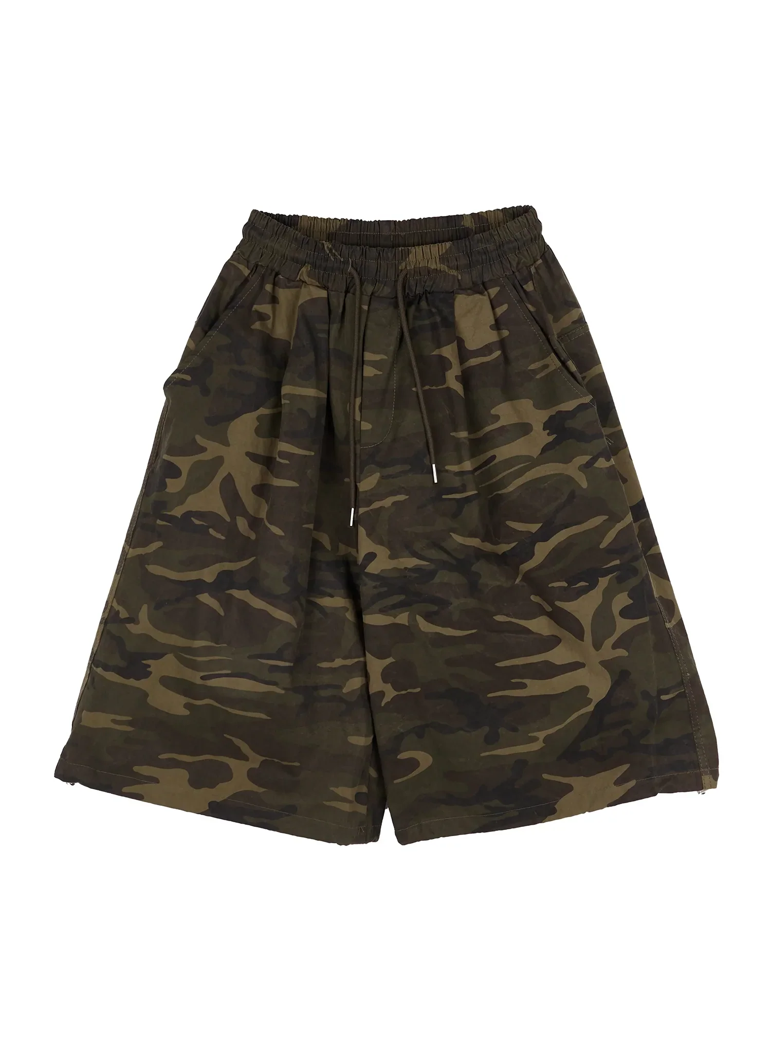 Men's Camo Bermuda Shorts (Dark Green) IY513 - Image 7