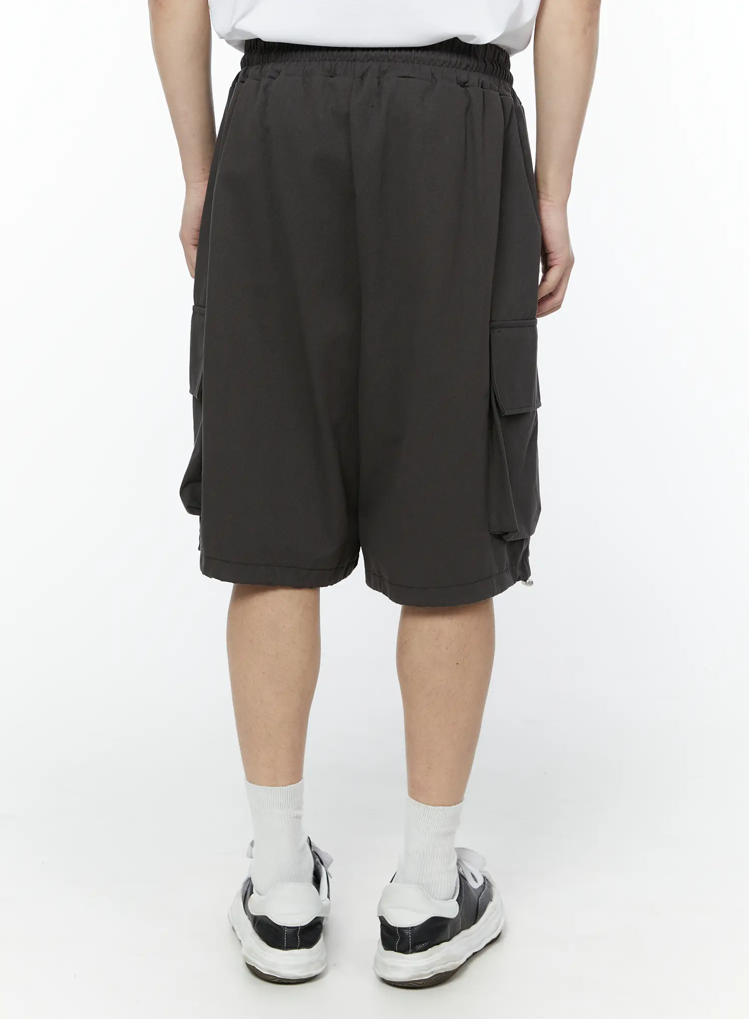 Men's Cargo Bermuda Shorts (Dark Gray) IY504 - Image 9