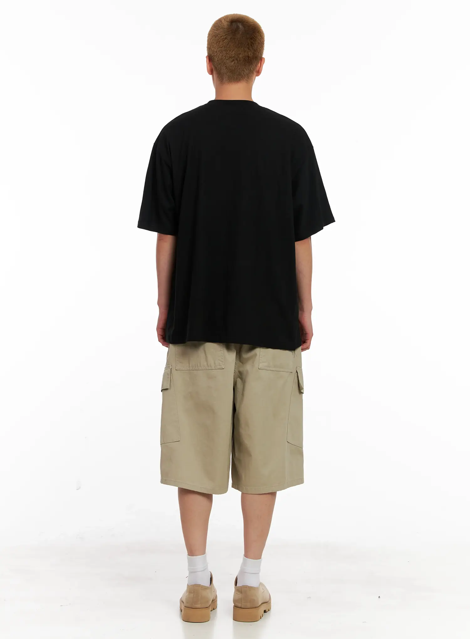 Men's Cargo Bermuda Shorts IL521 - Image 10