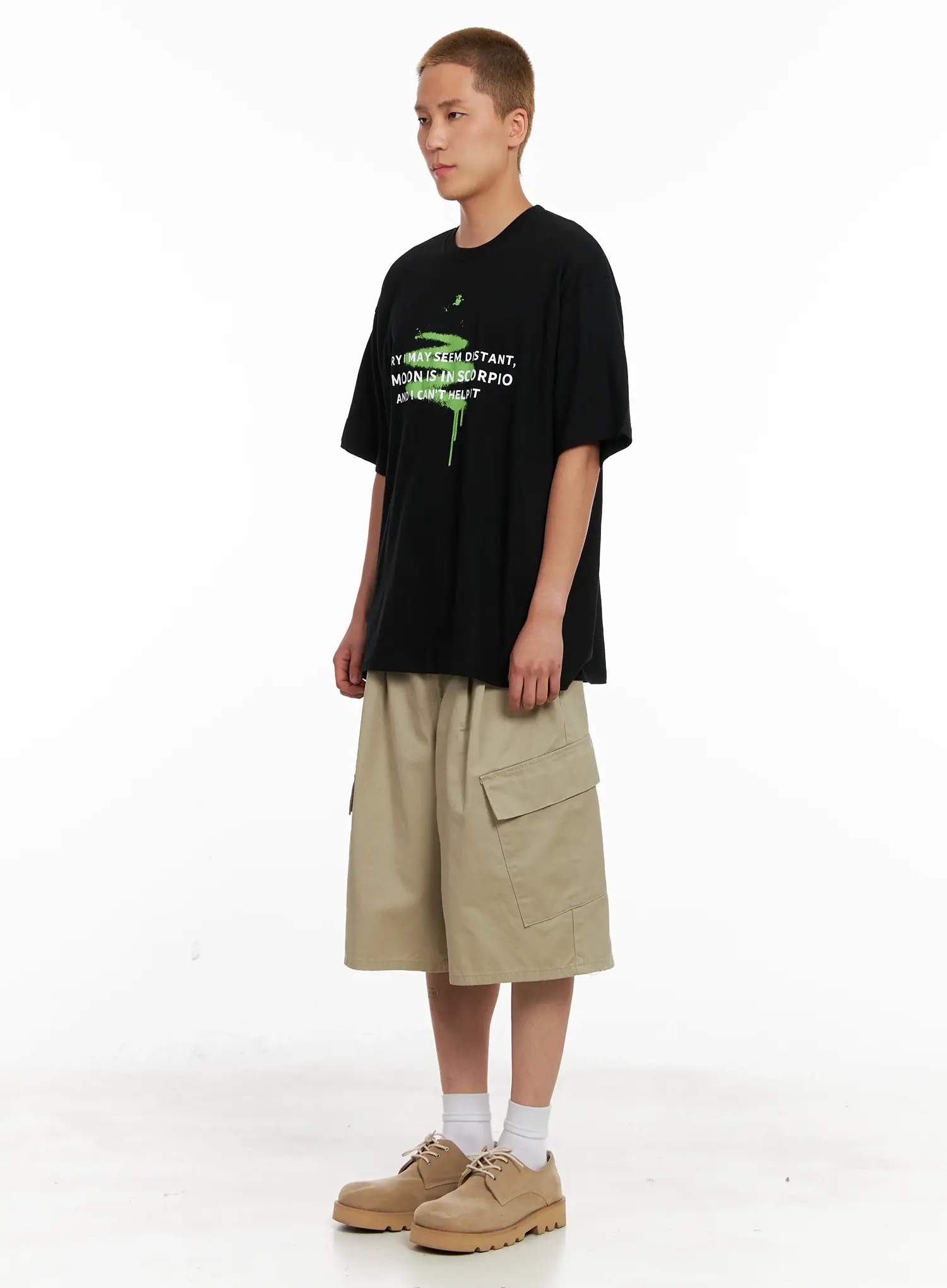 Men's Cargo Bermuda Shorts IL521 - Image 4