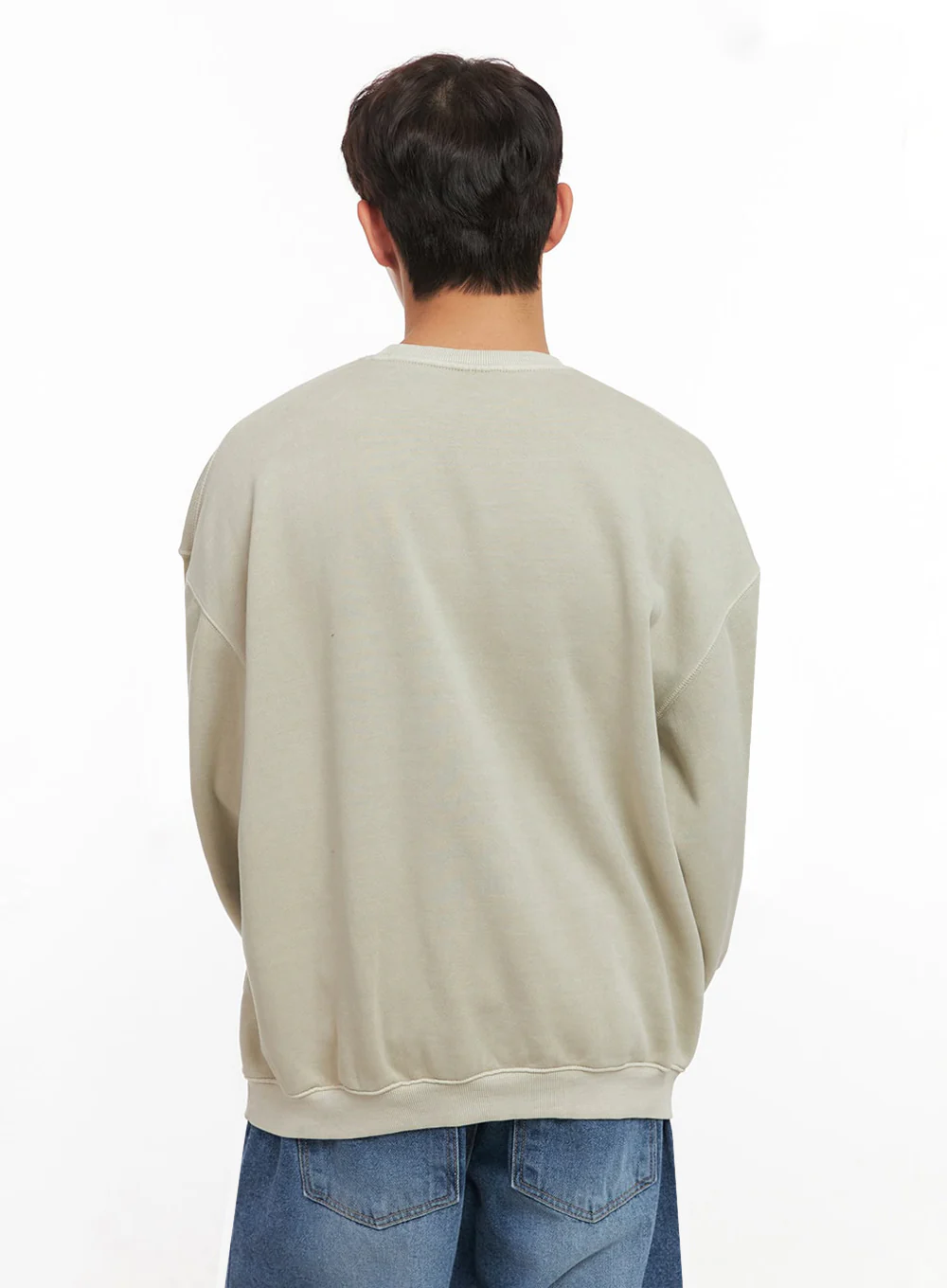 Men's Casual Long-Sleeve Oversized Tee ID427 - Image 5