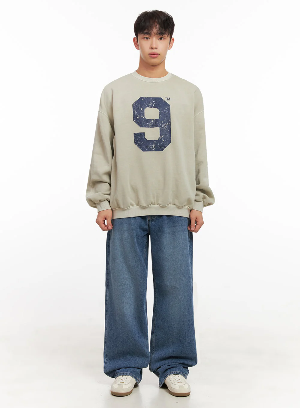 Men's Casual Long-Sleeve Oversized Tee ID427 - Image 7