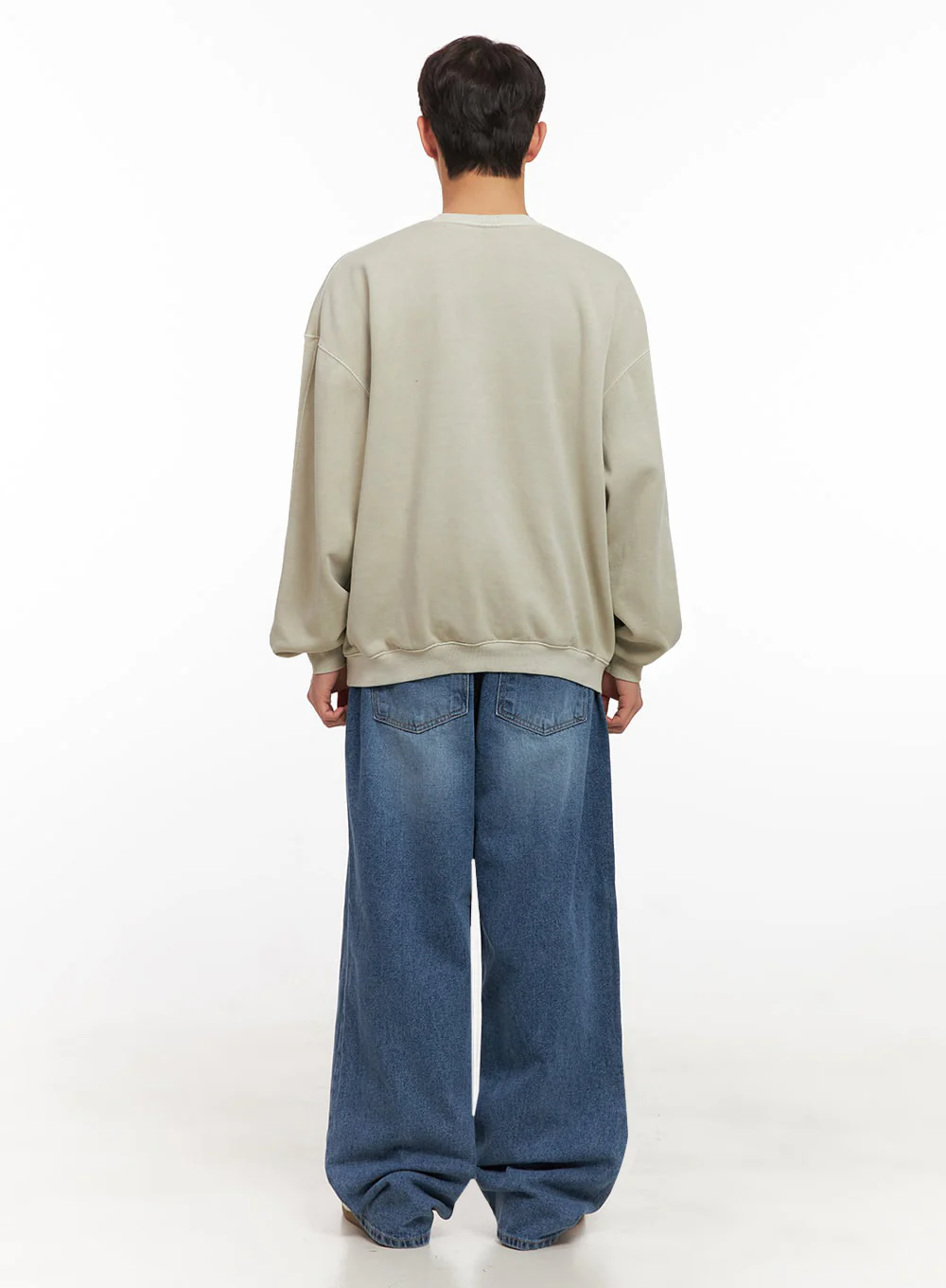 Men's Casual Long-Sleeve Oversized Tee ID427 - Image 9