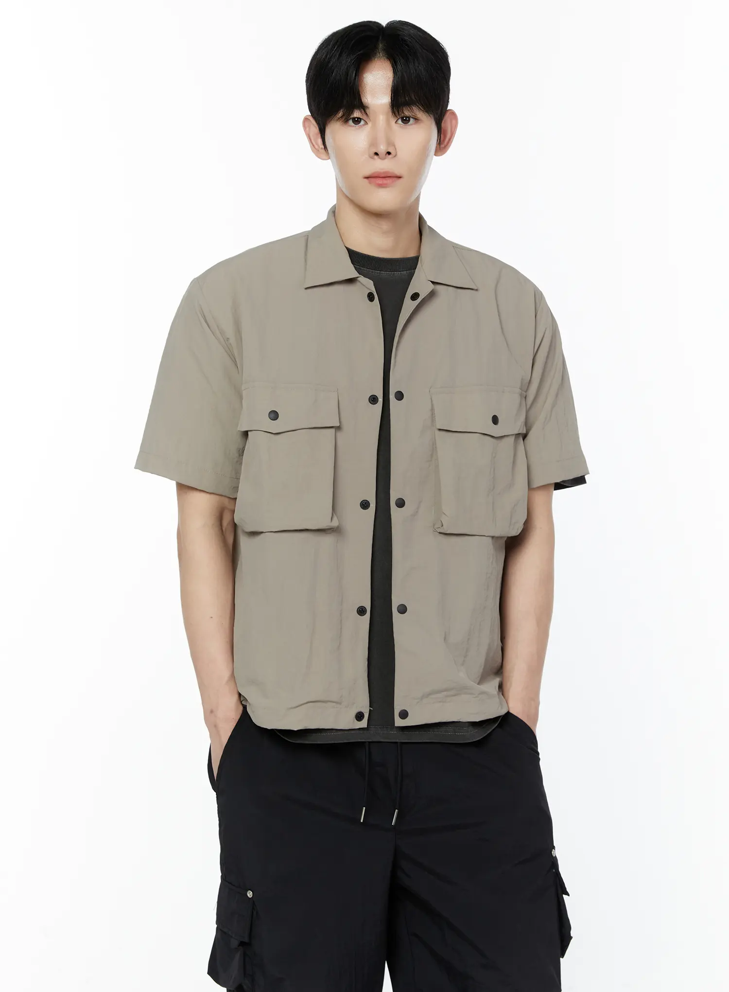 Men's Casual Round Neck T-Shirt IA527 - Image 8