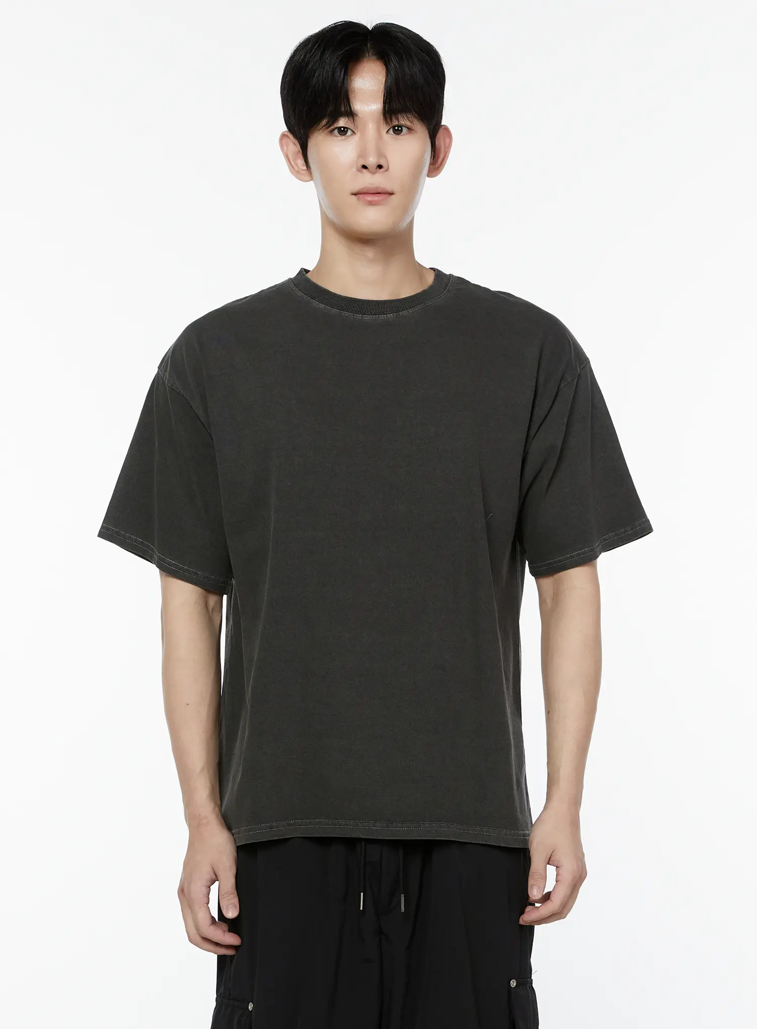 Men's Casual Round Neck T-Shirt IA527 - Image 9
